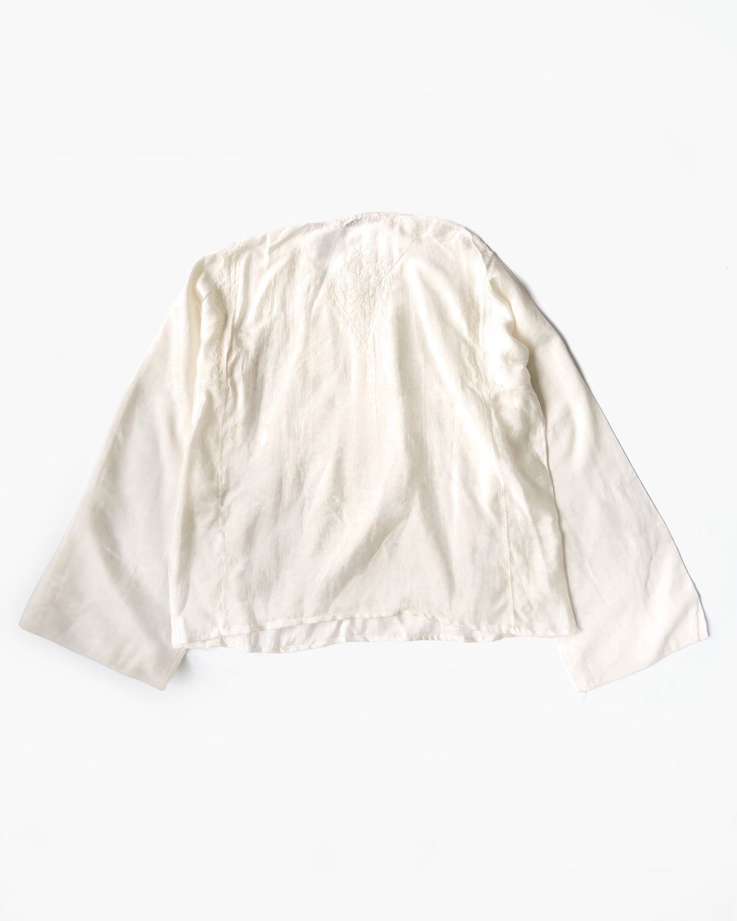Rayon Embroidered Sheer Shirt