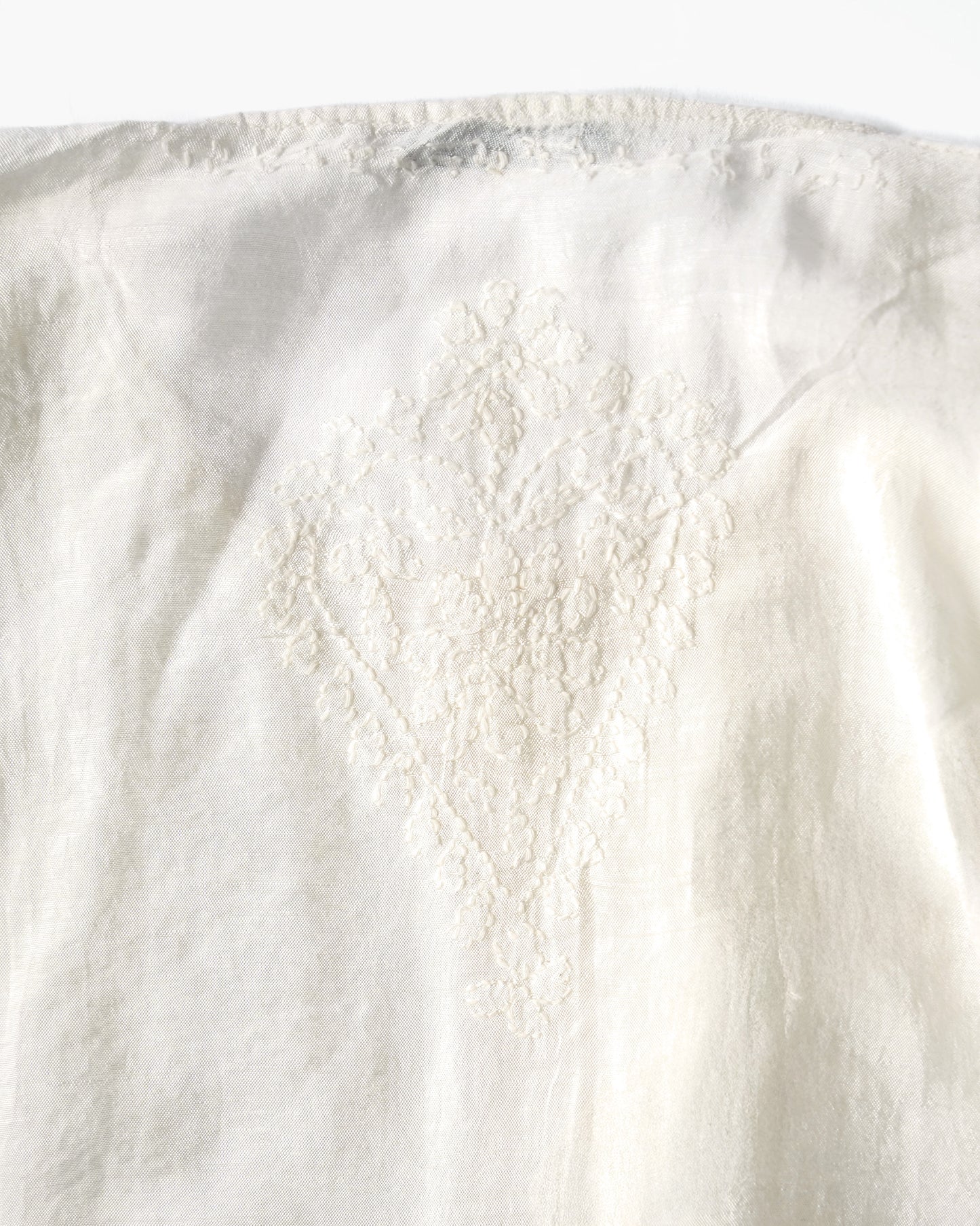 Rayon Embroidered Sheer Shirt