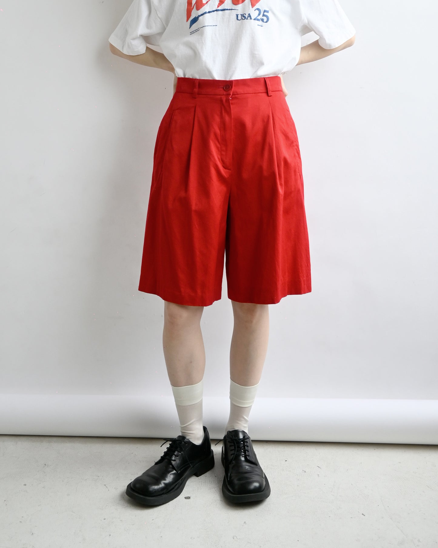 Cotton Wide Shorts