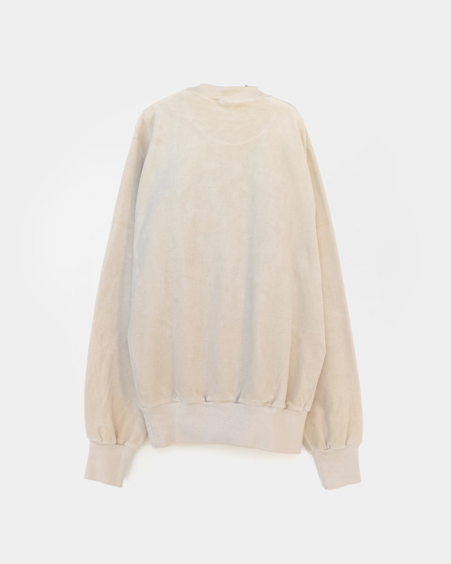Cotton Velour Sweatshirts - Ivory