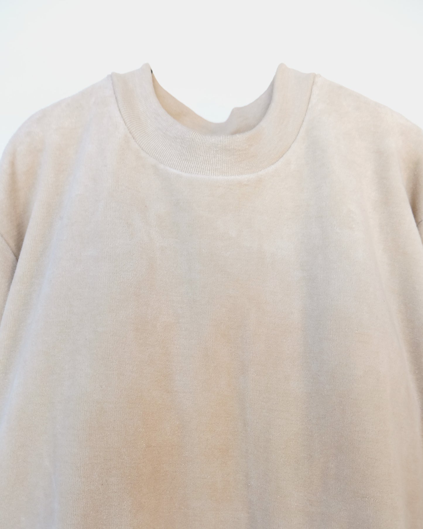 Cotton Velour Sweatshirts - Ivory