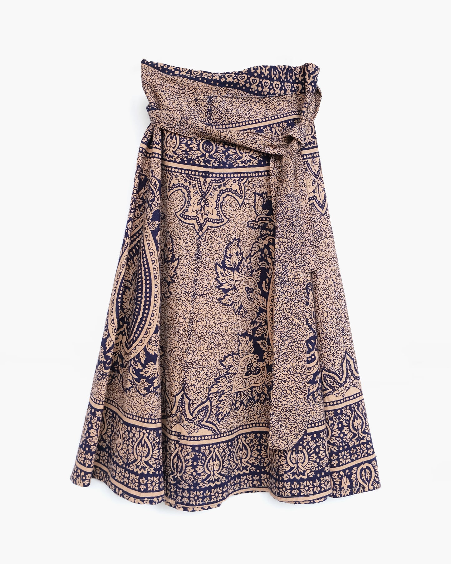 Printed Wrap Skirt