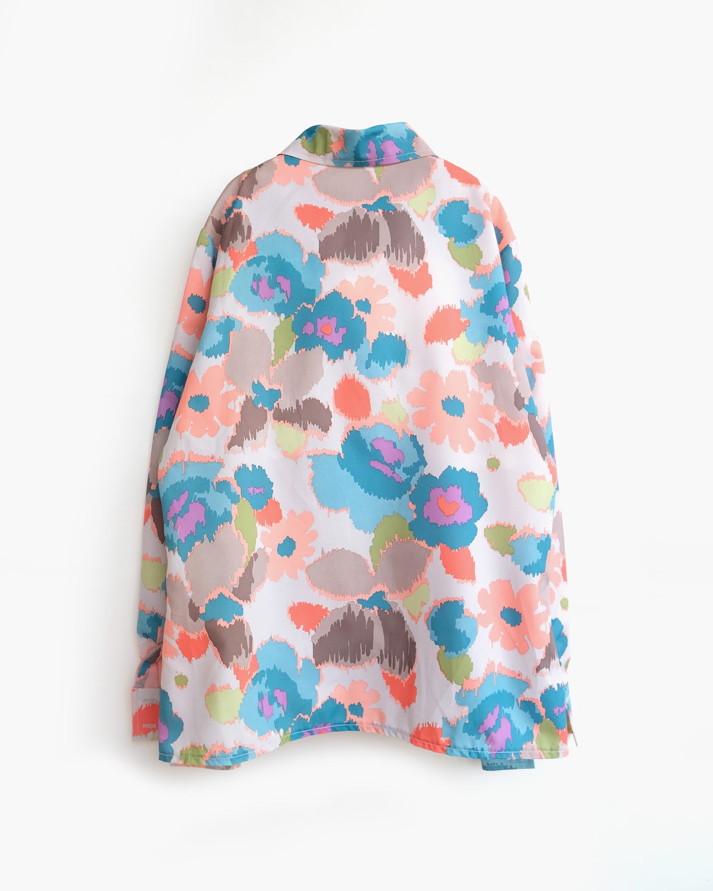 70s Flower Printed Shirt