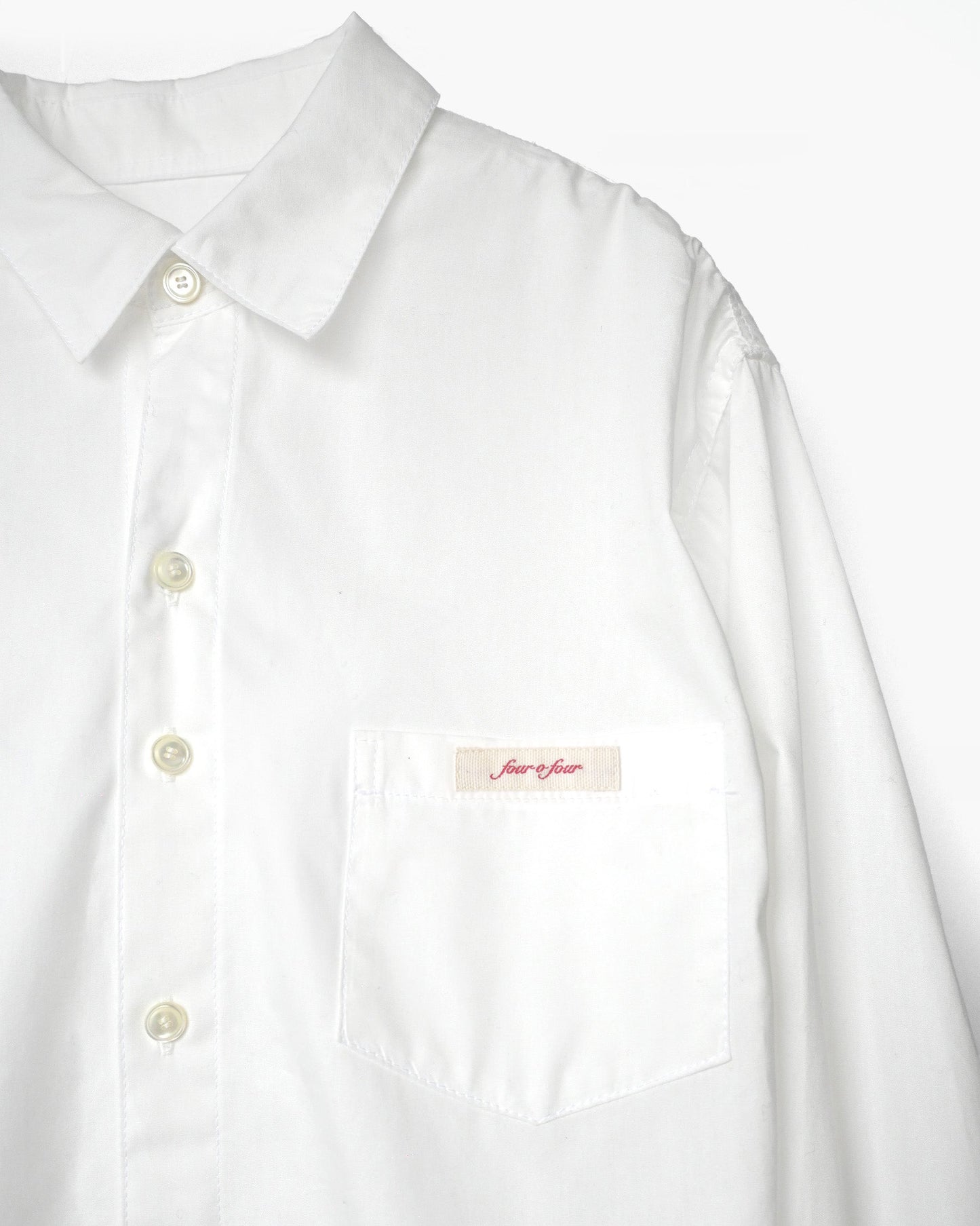 404 Puckering White Shirt