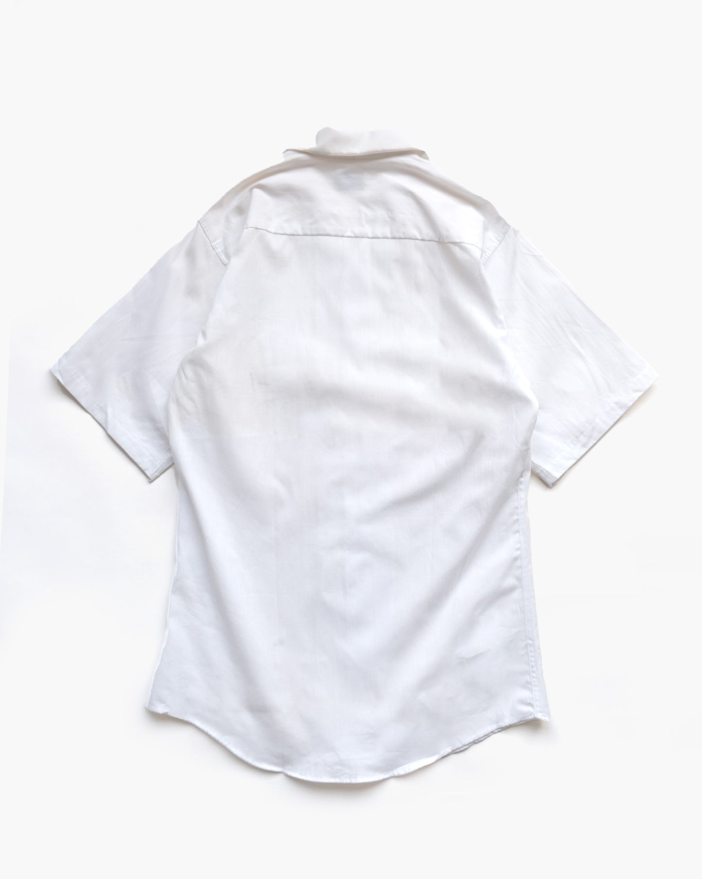 Half Sleeve White Shirt Made in USA