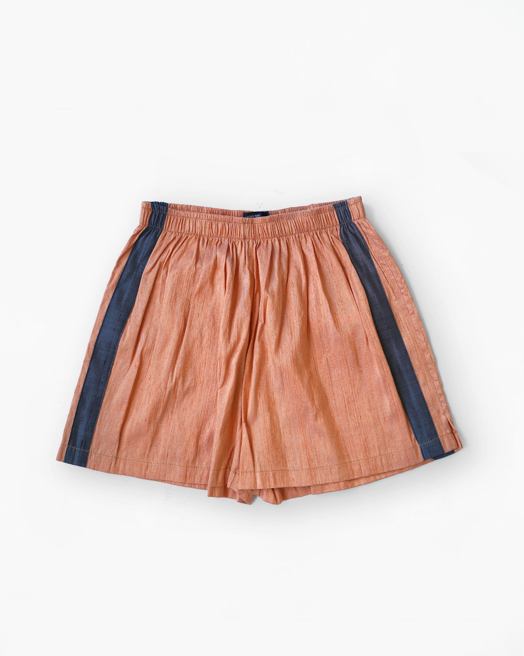 Handwoven Raw Thai Silk Unisex Contrast Shorts