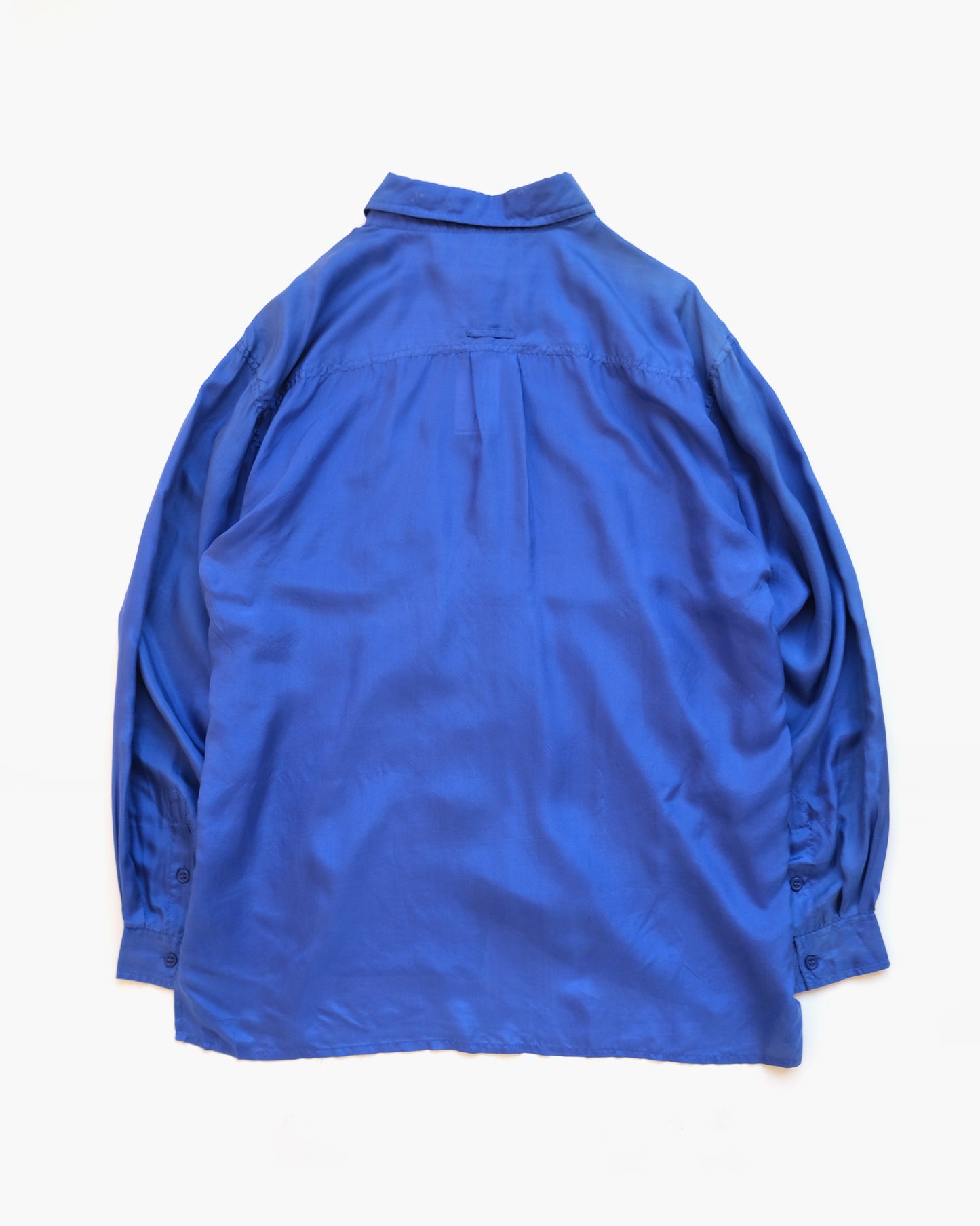 N.O.S 100% Silk Shirts - Blue