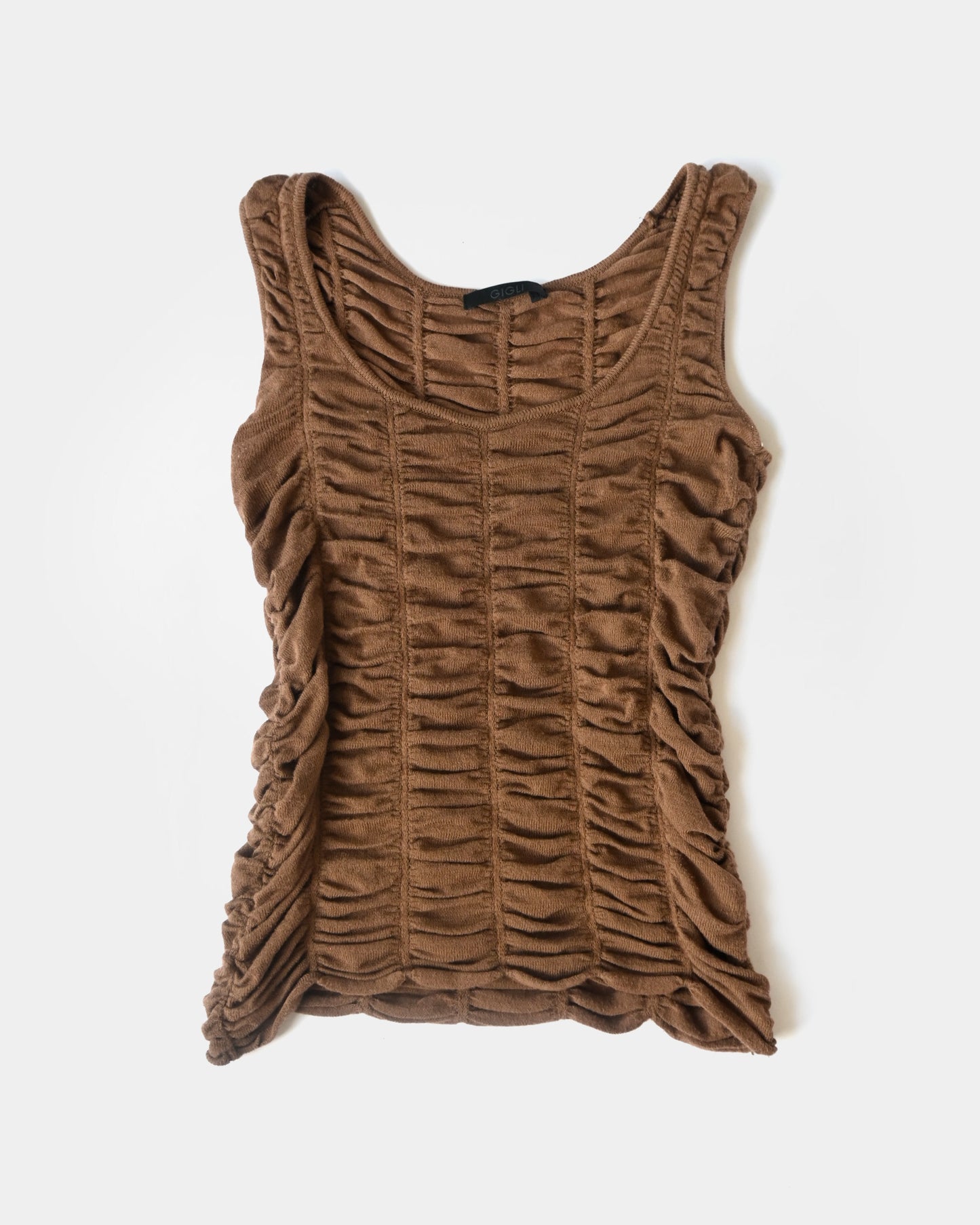 "ROMEO GIGLI" Knit Vest - Brown