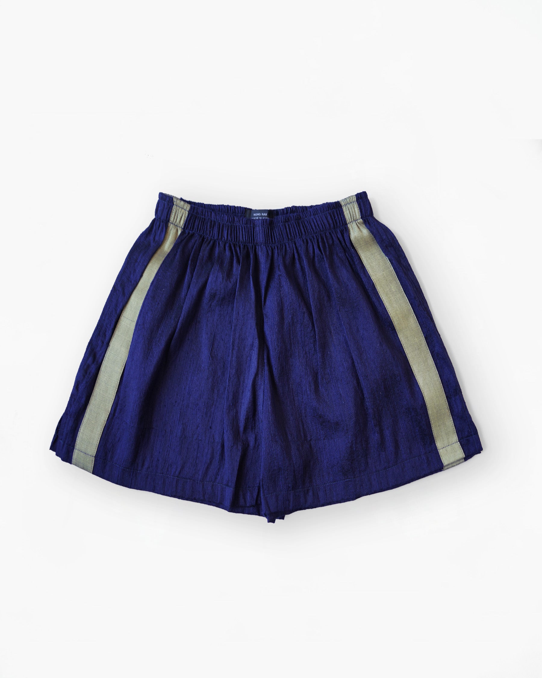 Handwoven Raw Thai Silk Unisex Contrast Shorts