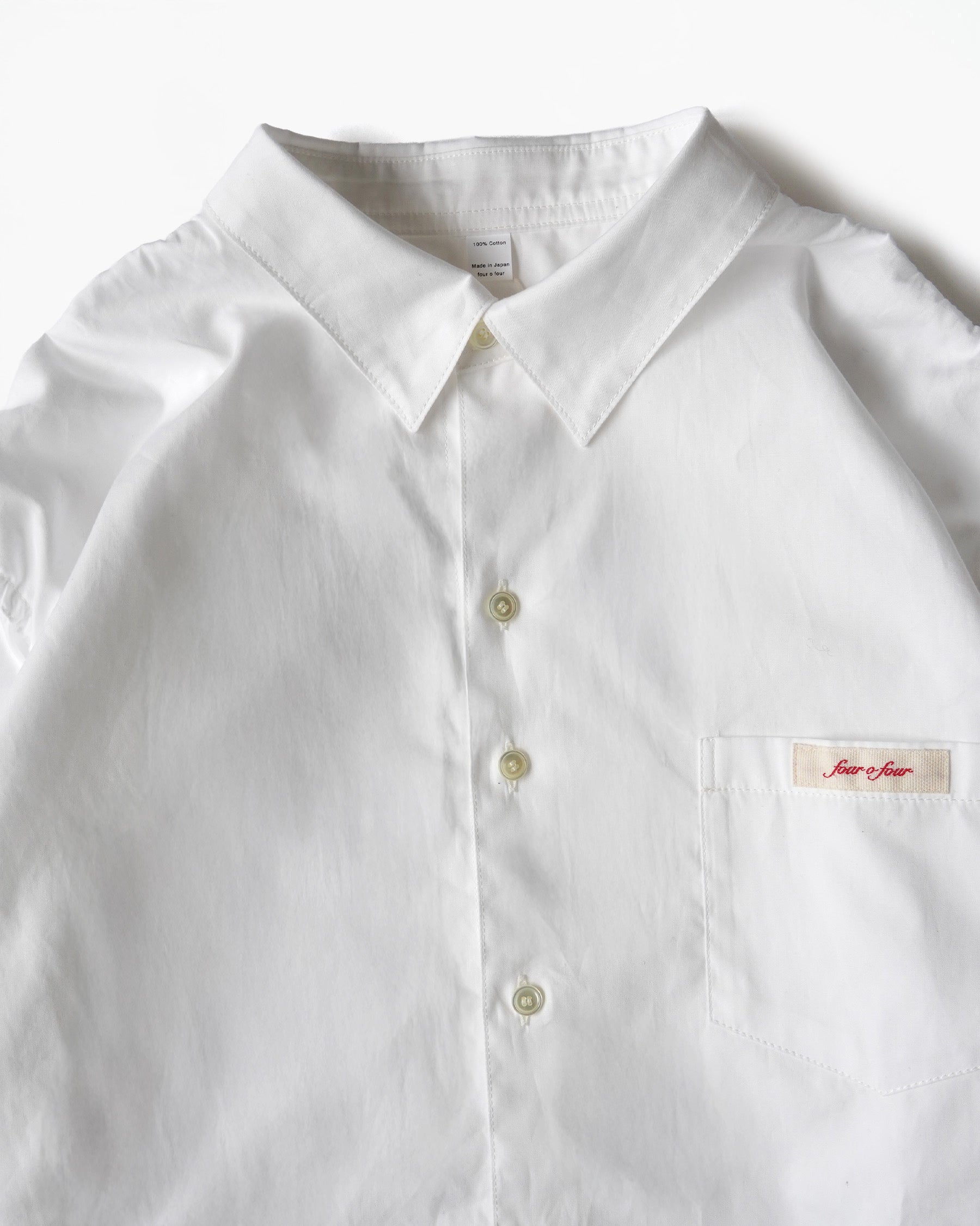 404 Puckering Shirt - White