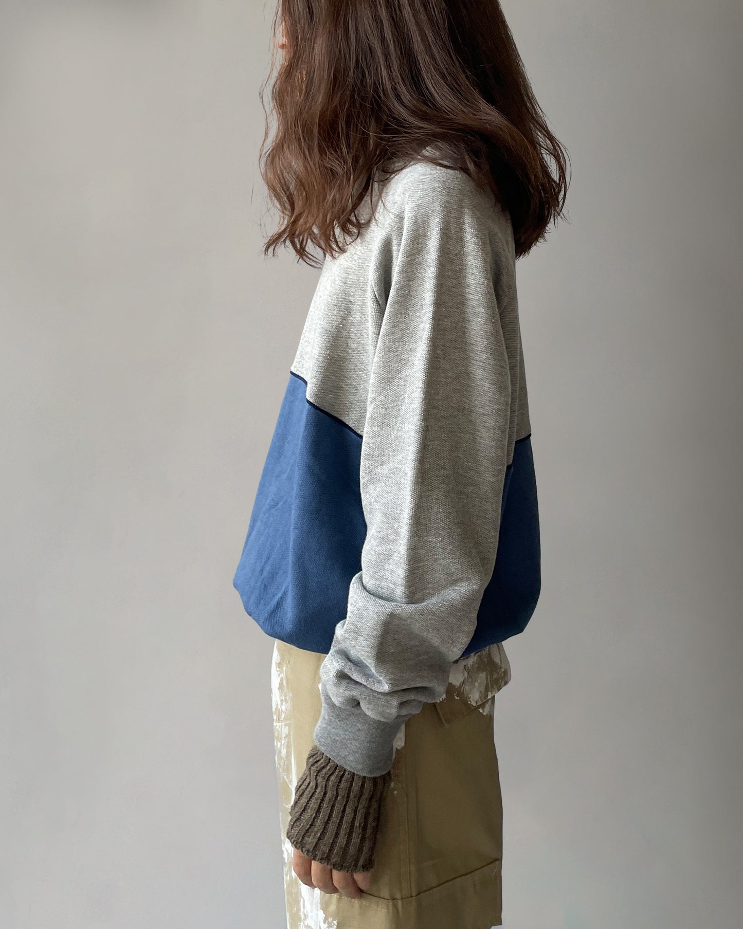 Sweatshirts Made In Germany - Gray × Blue