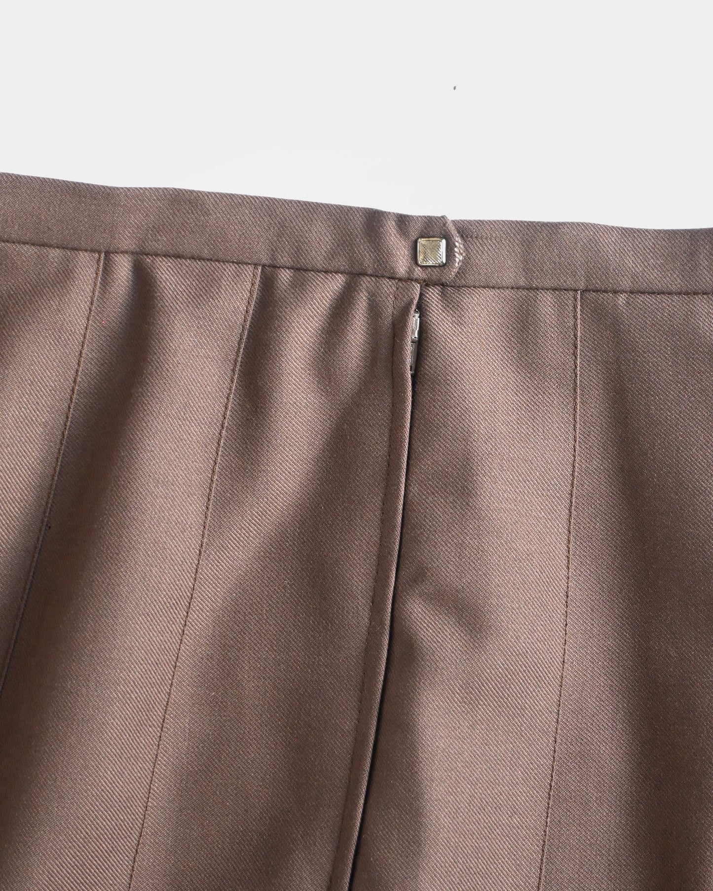 Pleated Skirt - Brown