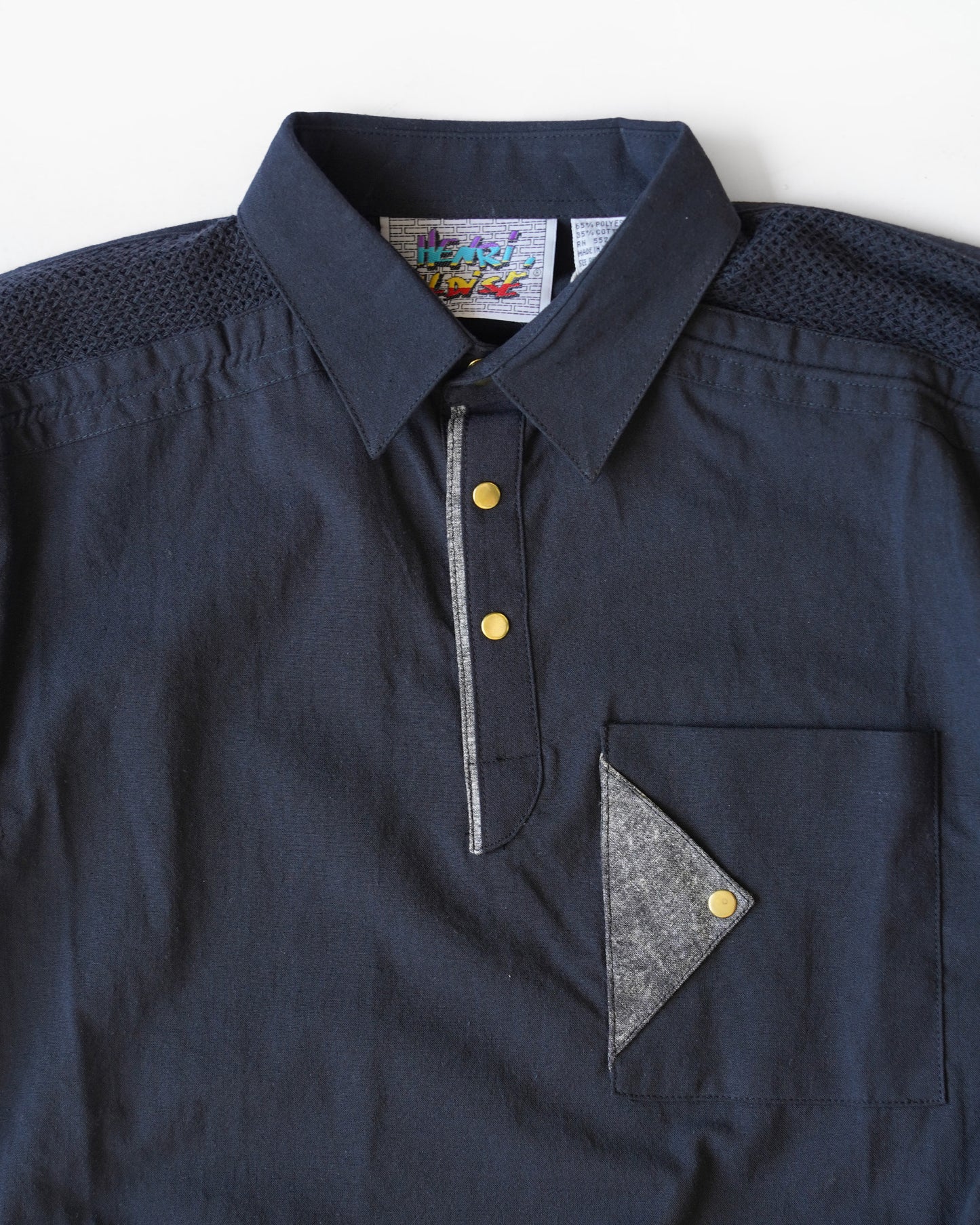 1970's Colorblock Polo Shirt