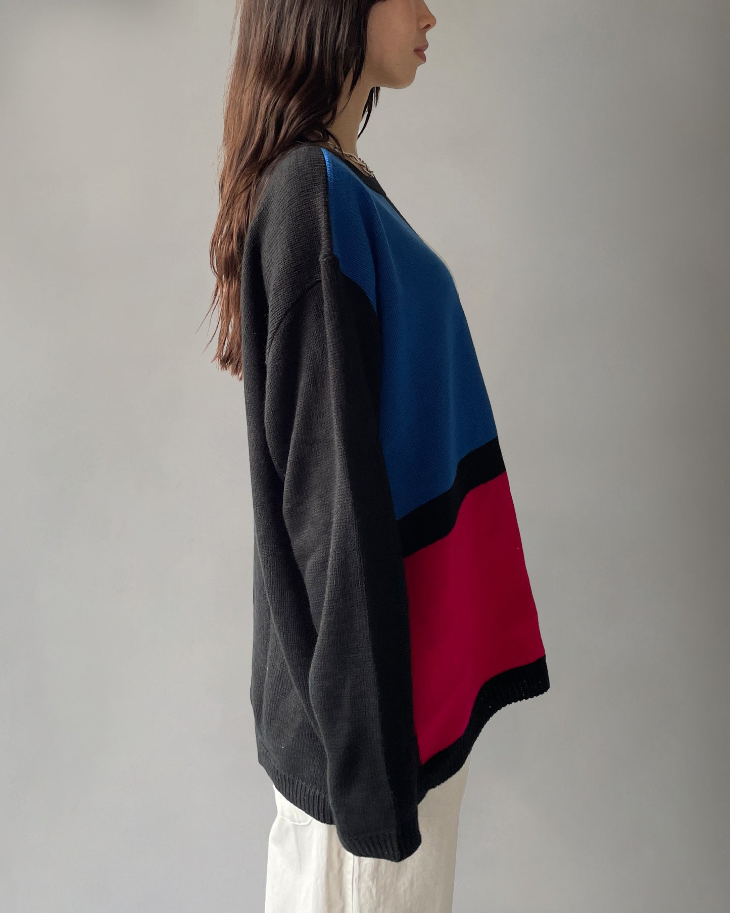 Acrylic Vivid Color Sweater