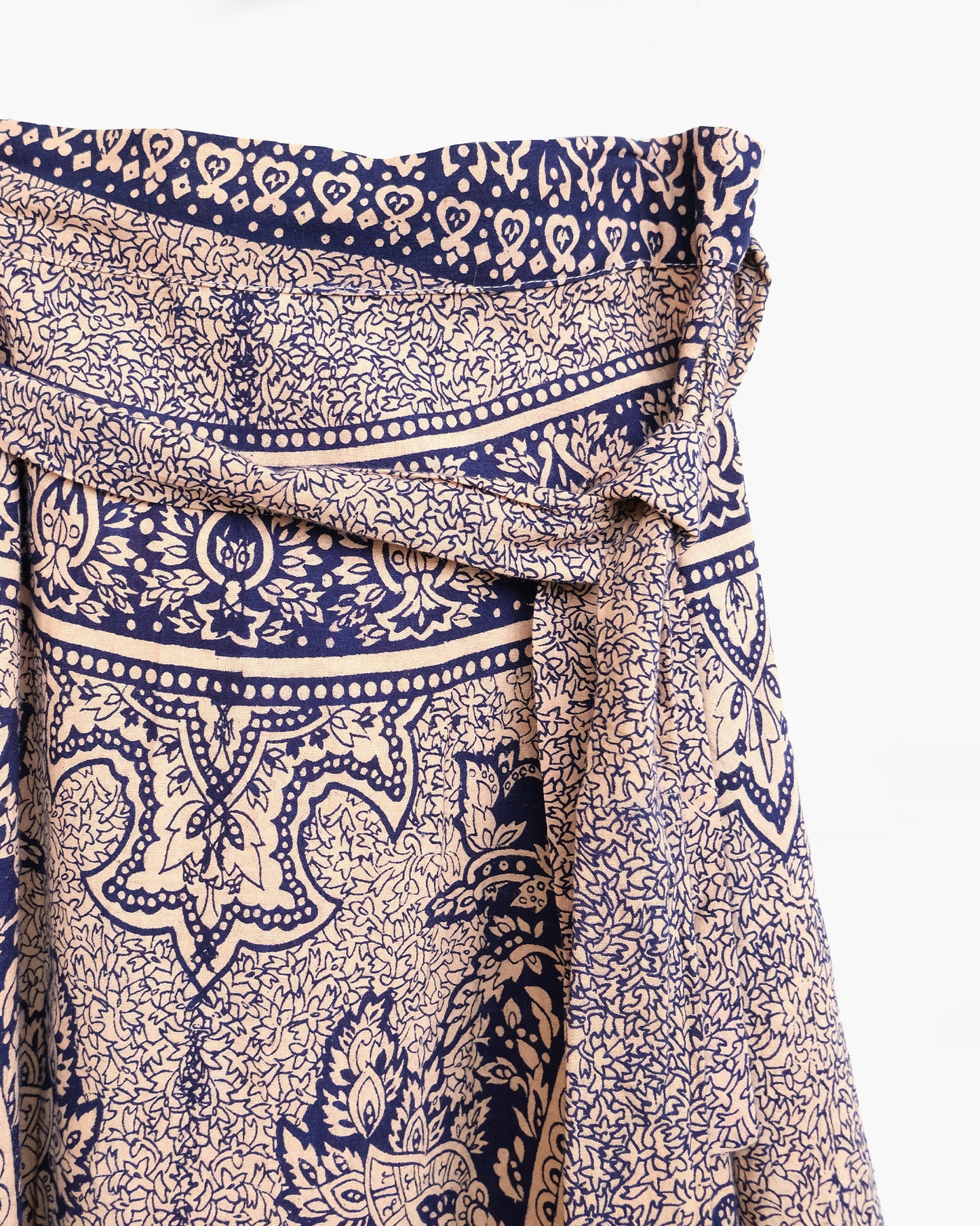 Printed Wrap Skirt