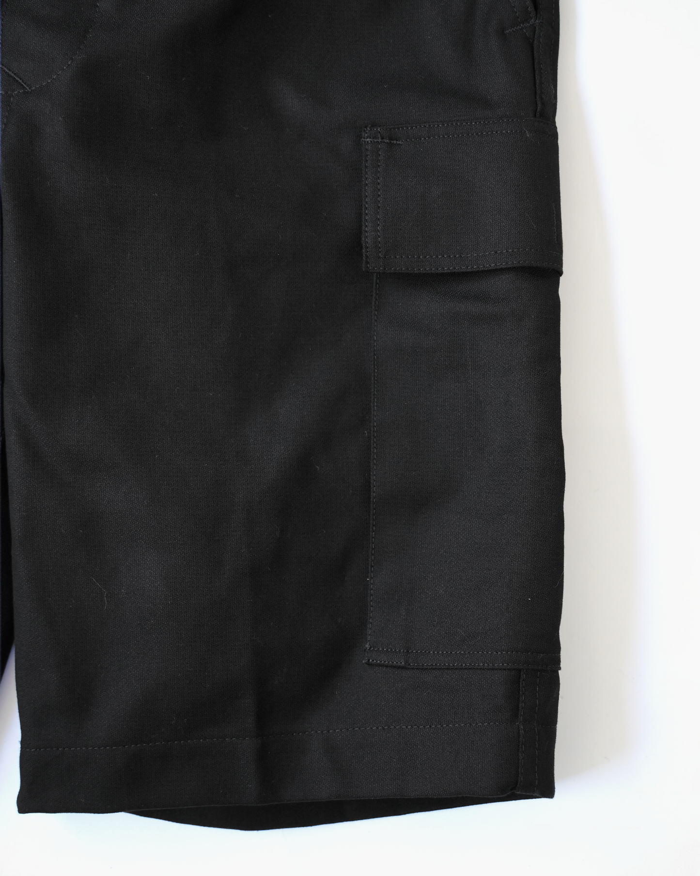 German Army Black Cargo Shorts