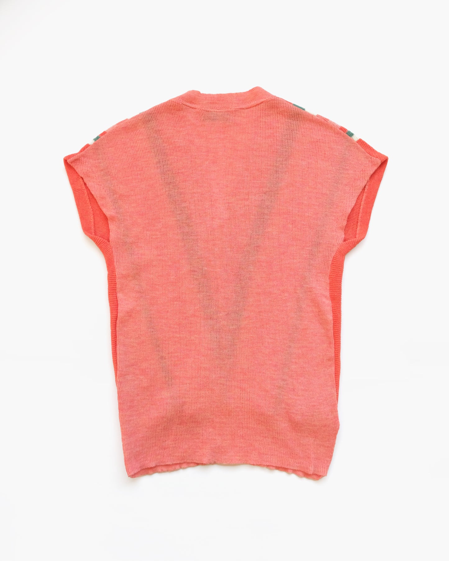 Orange Knit Vest