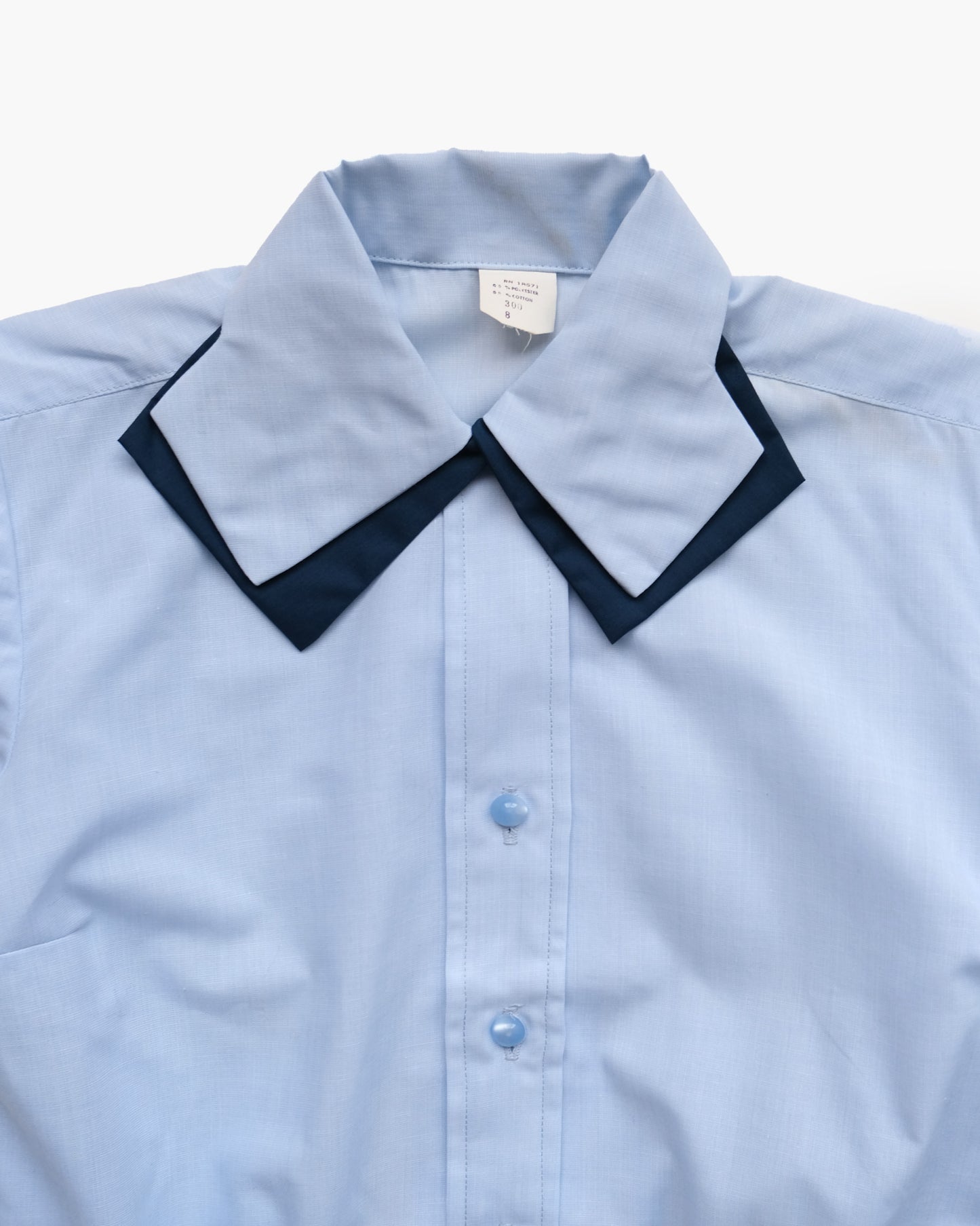 Blue Military Blouse