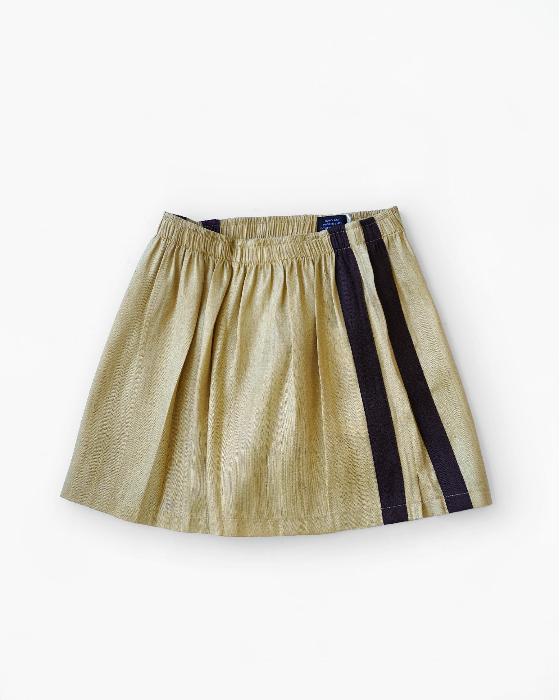 Handwoven Raw Thai Silk Unisex Contrast Shorts