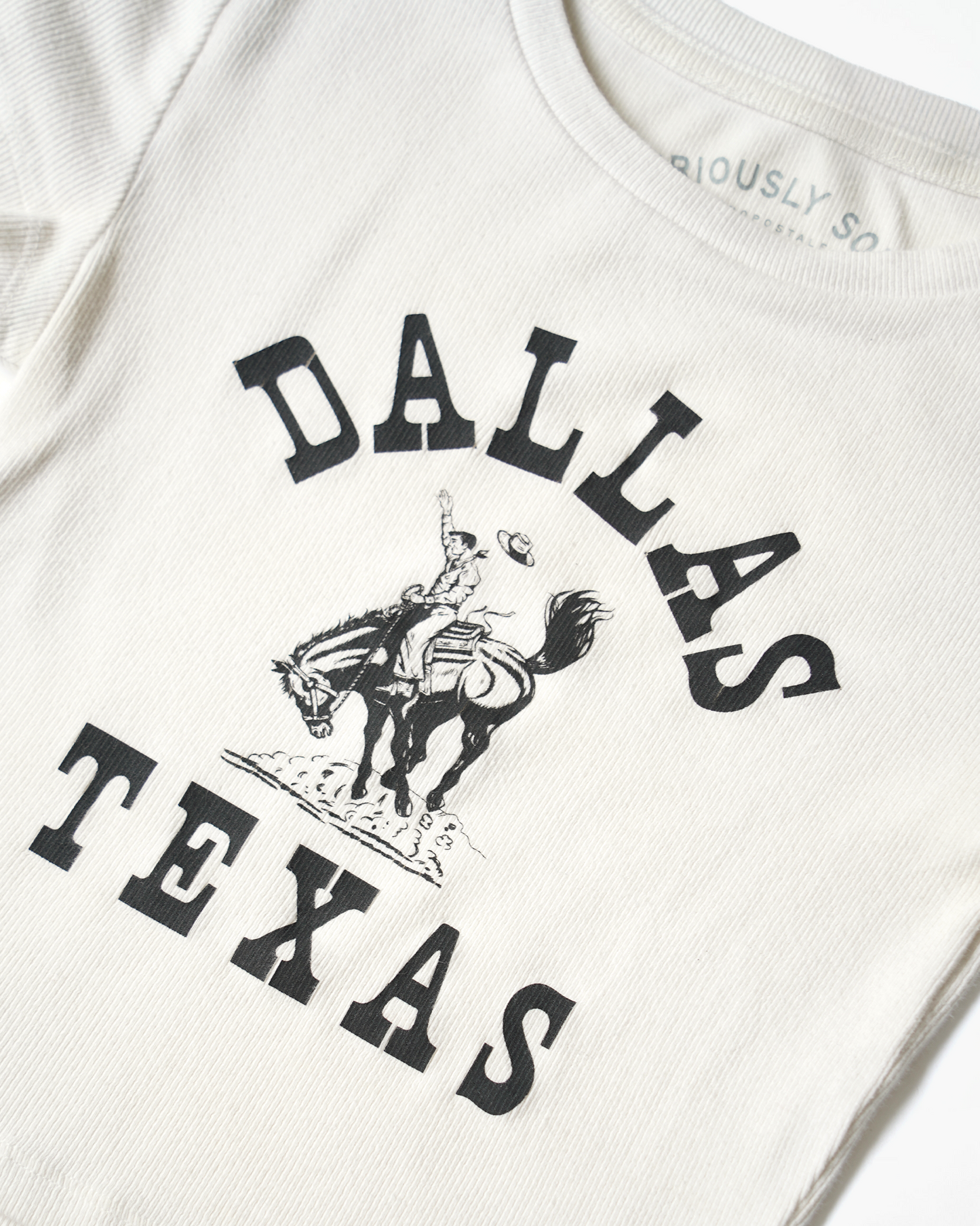 Printed Mini Rib T-Shirt