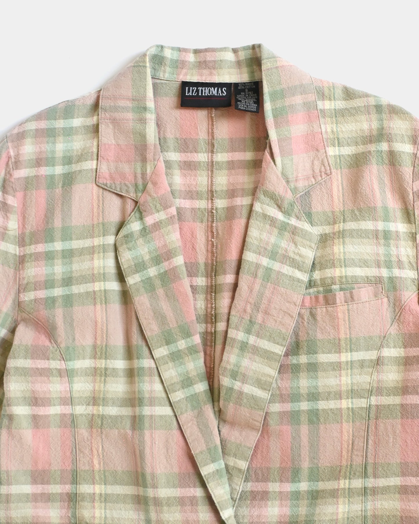 Cotton Plaid Jacket