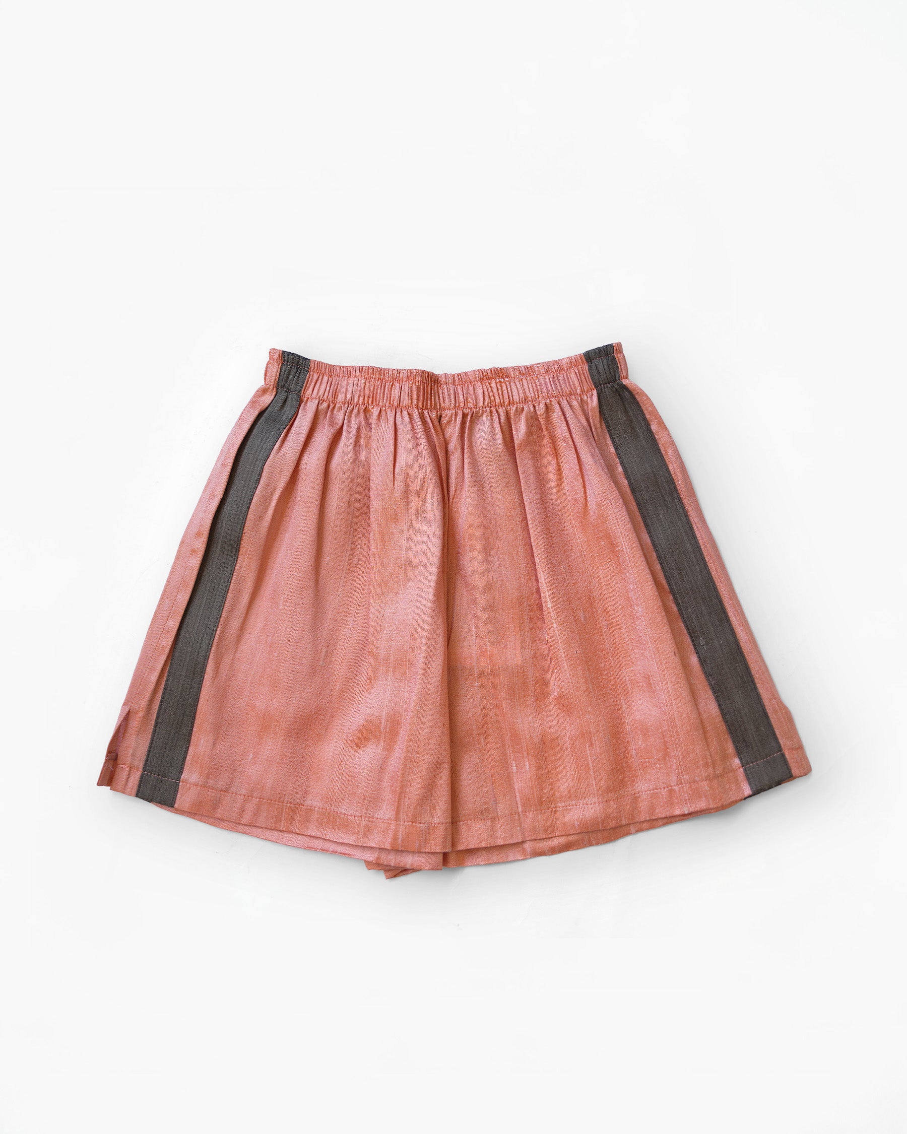 Handwoven Raw Thai Silk Unisex Contrast Shorts
