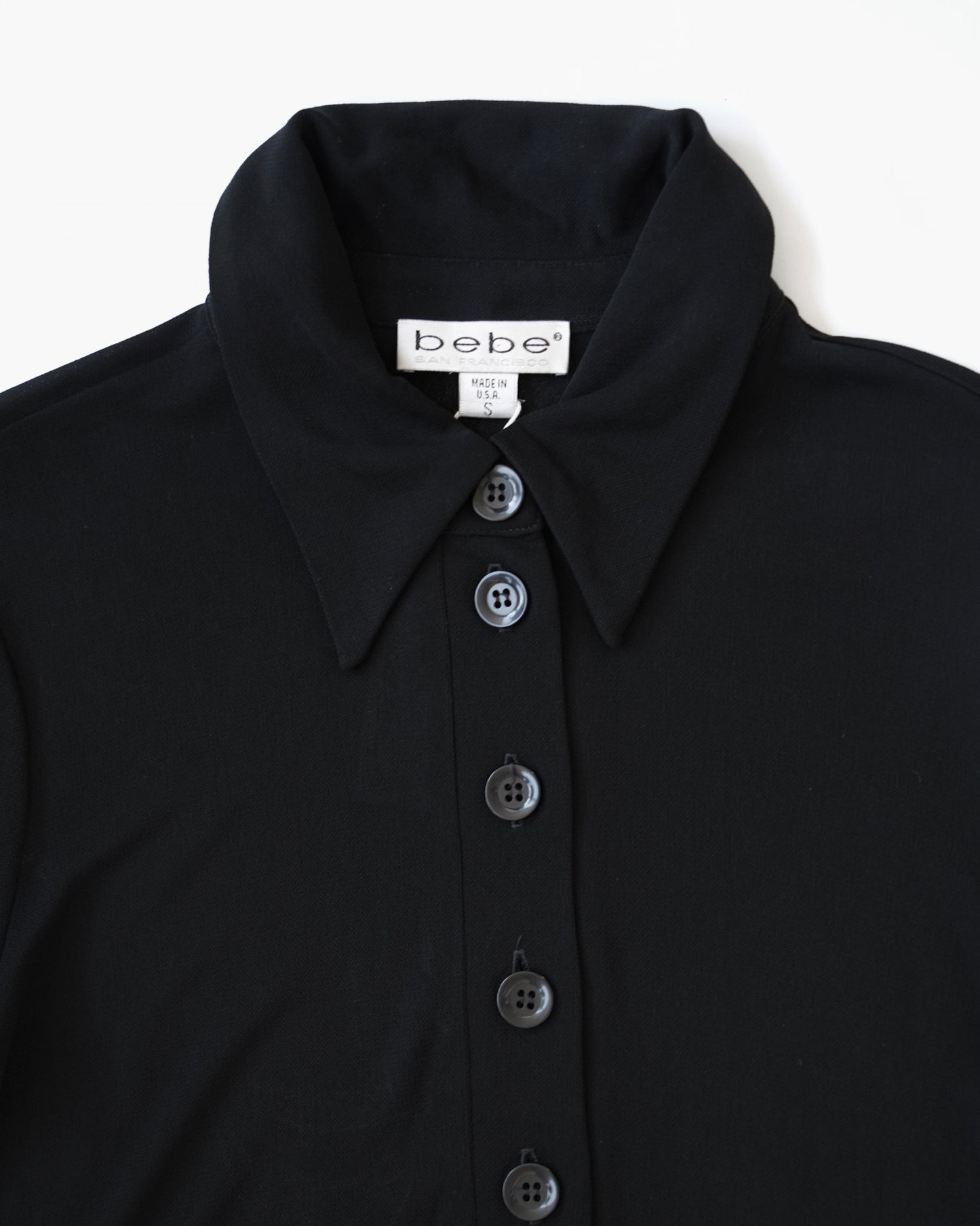 Stretch Jersey Polo Shirt with Front Button – Made in USA
