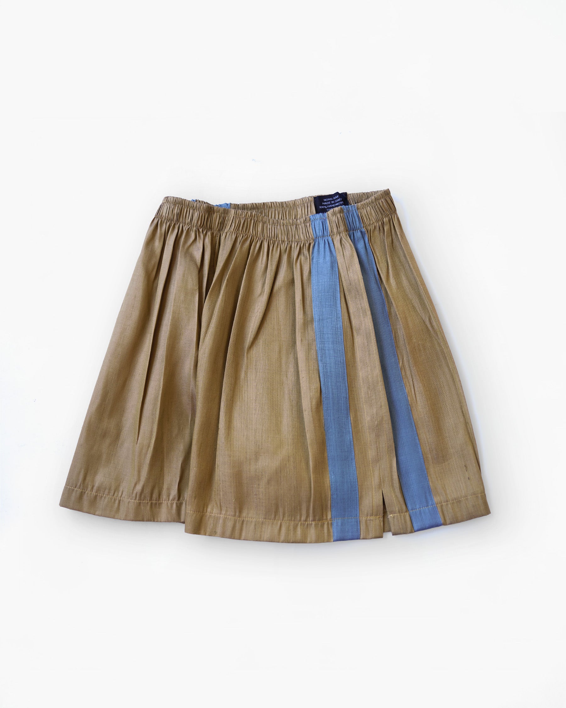 Handwoven Raw Thai Silk Unisex Contrast Shorts