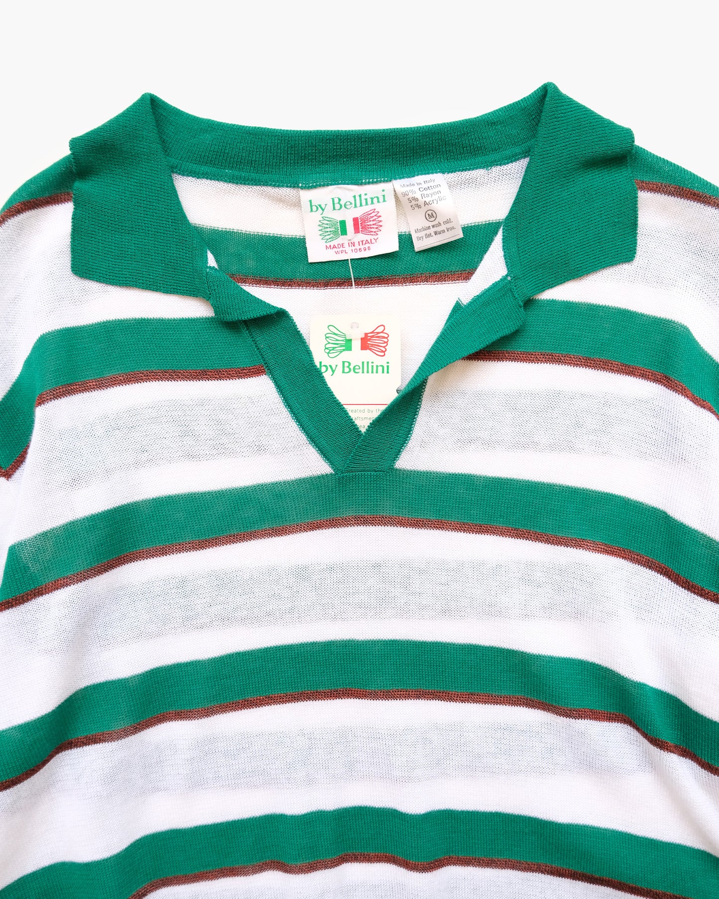 Design Acrylic Knit Polo Made in Italy