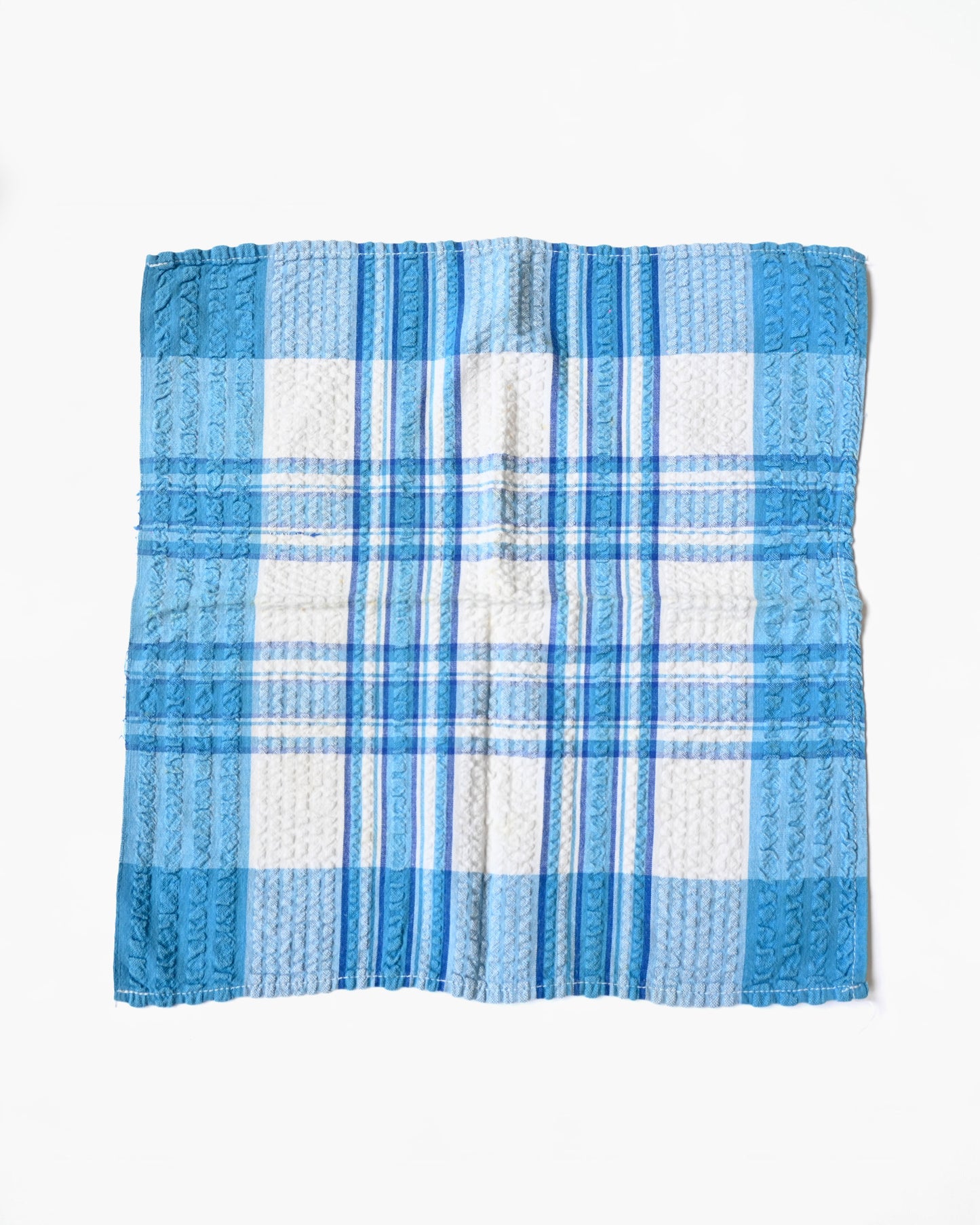 Plaid Waffle Texture Kitchen Towel