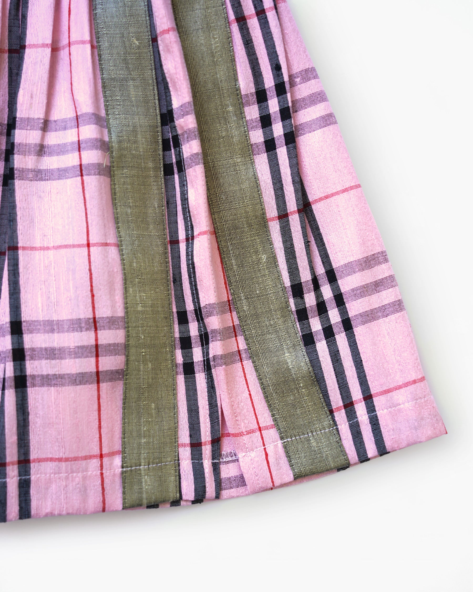 Handwoven Raw Thai Silk Unisex Contrast Shorts