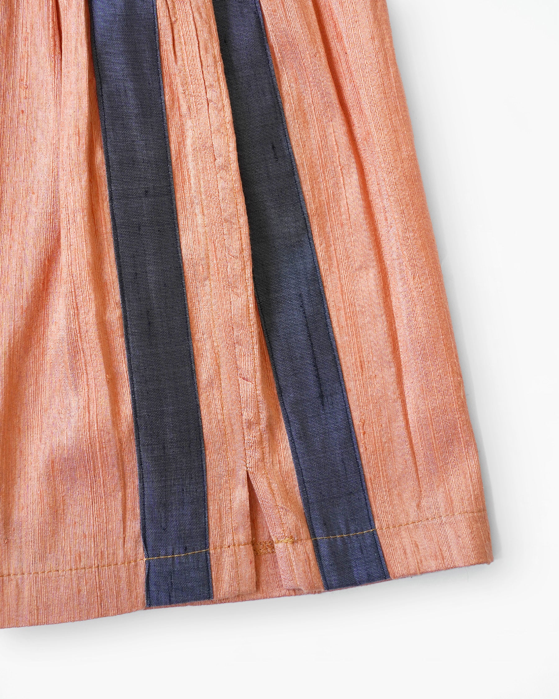 Handwoven Raw Thai Silk Unisex Contrast Shorts