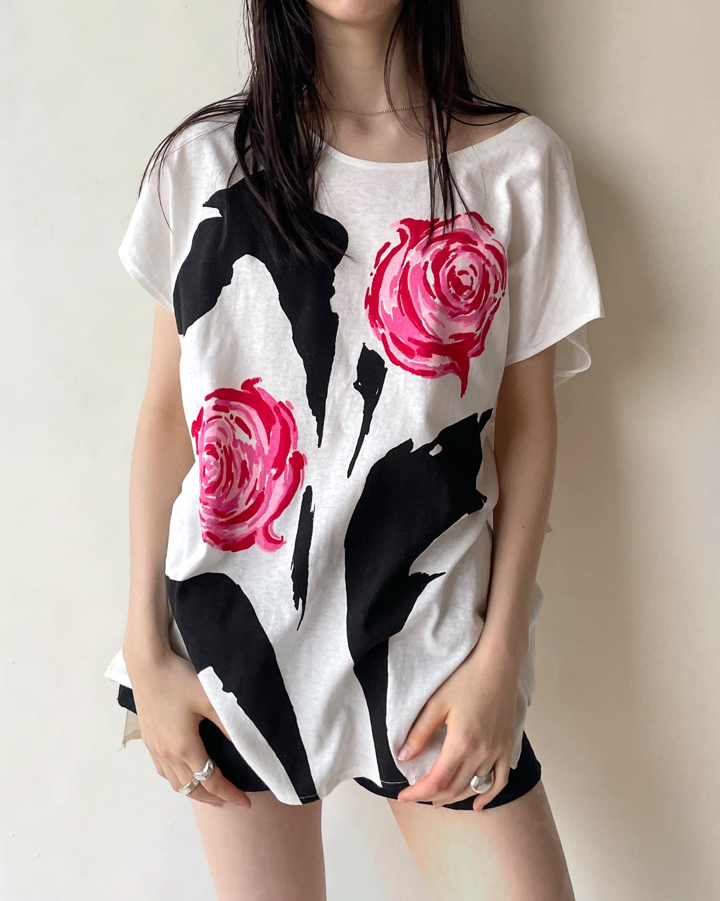 Over Sized Printed Tee