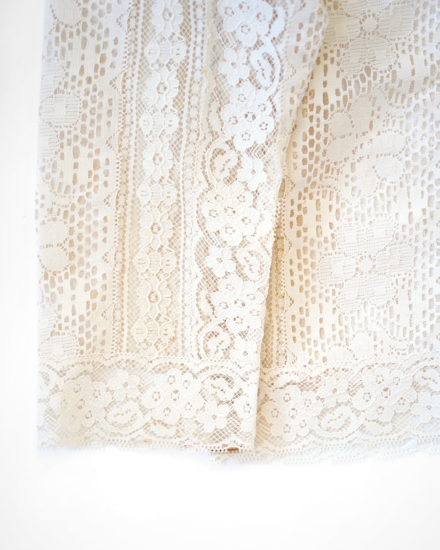 Sheer Lace Bow Blouse