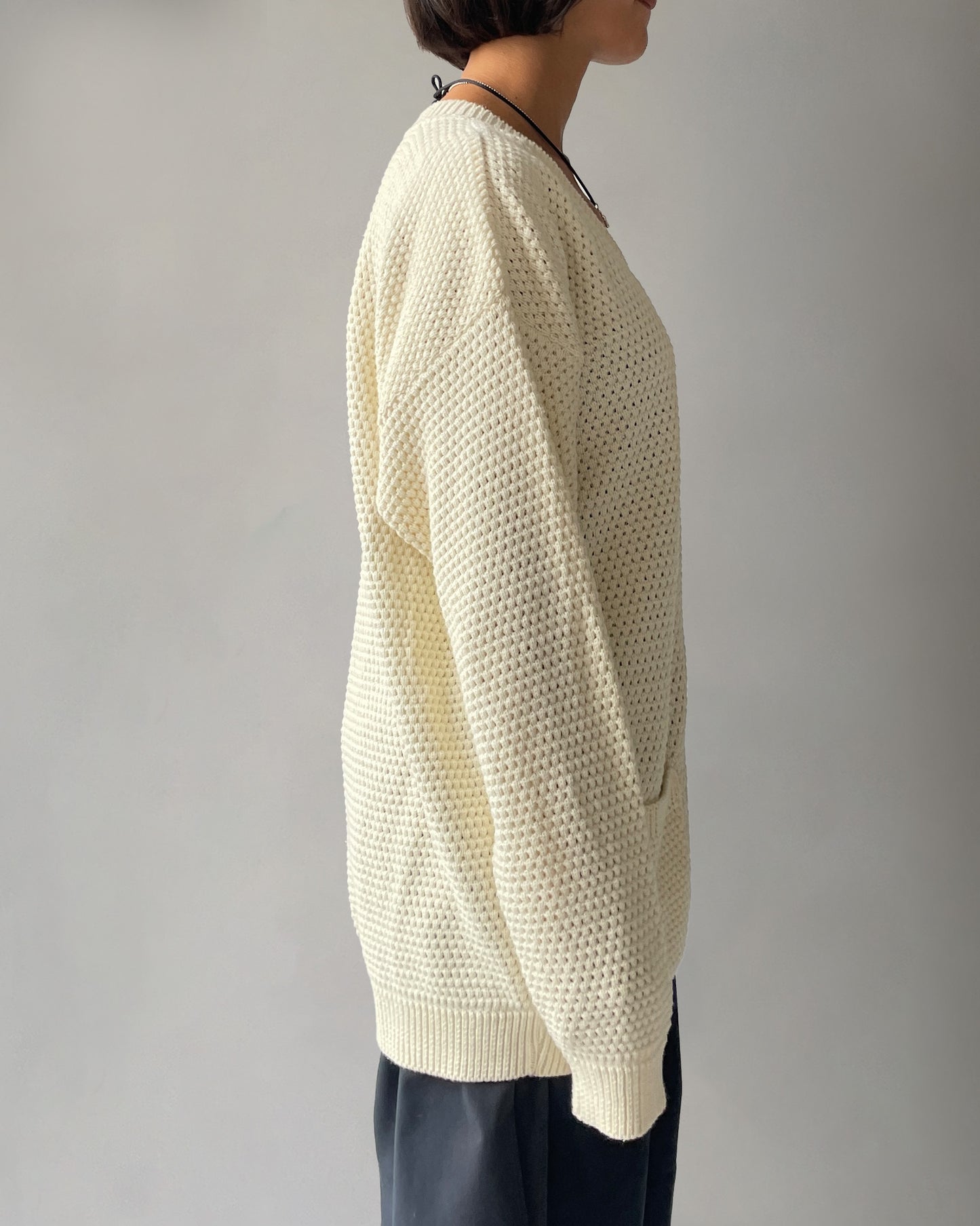 Over Sized Cotton Cardigan