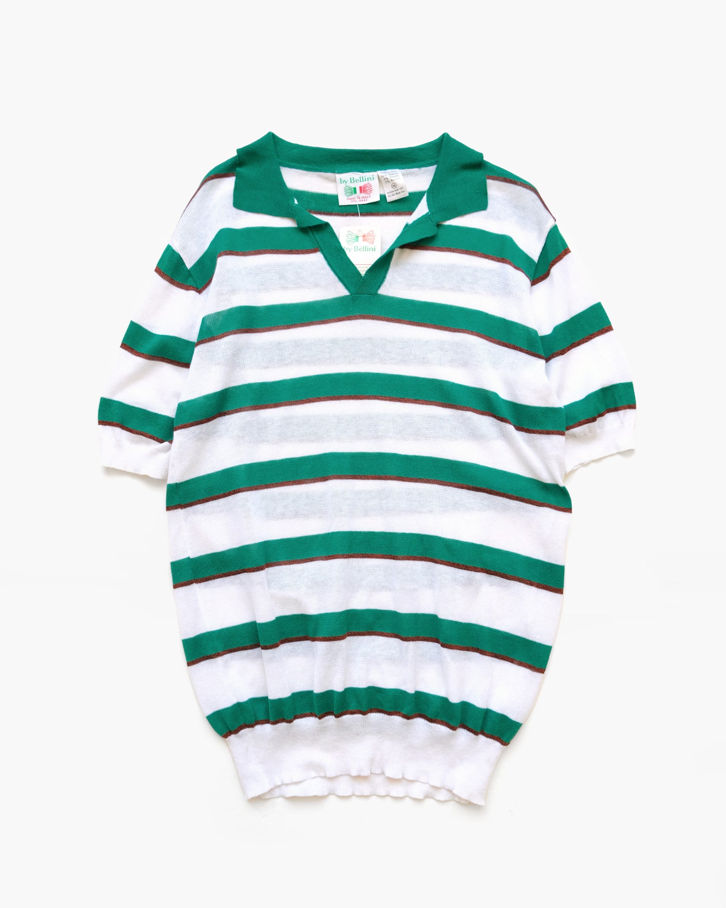 Design Acrylic Knit Polo Made in Italy