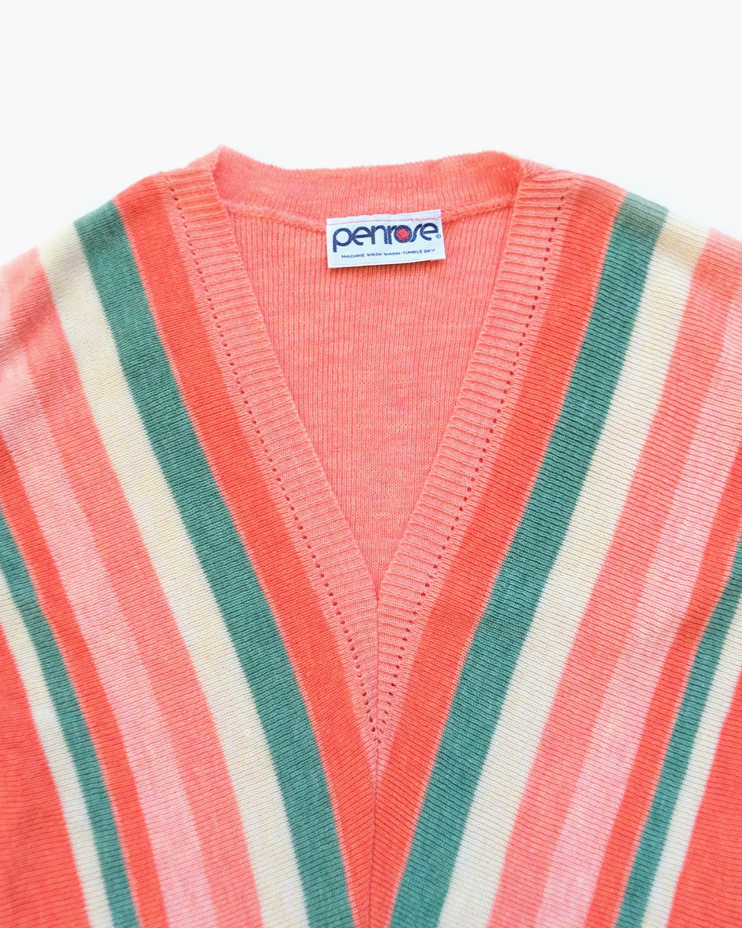 Orange Knit Vest