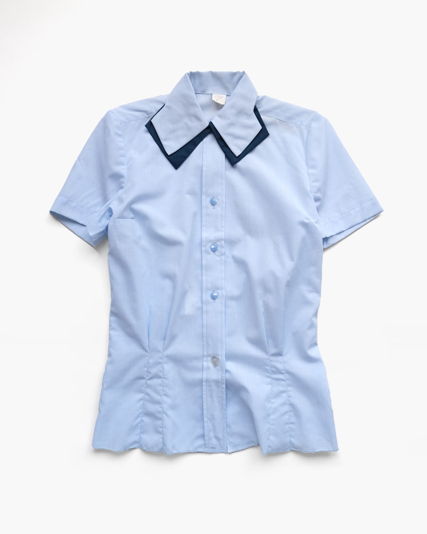 Blue Military Blouse