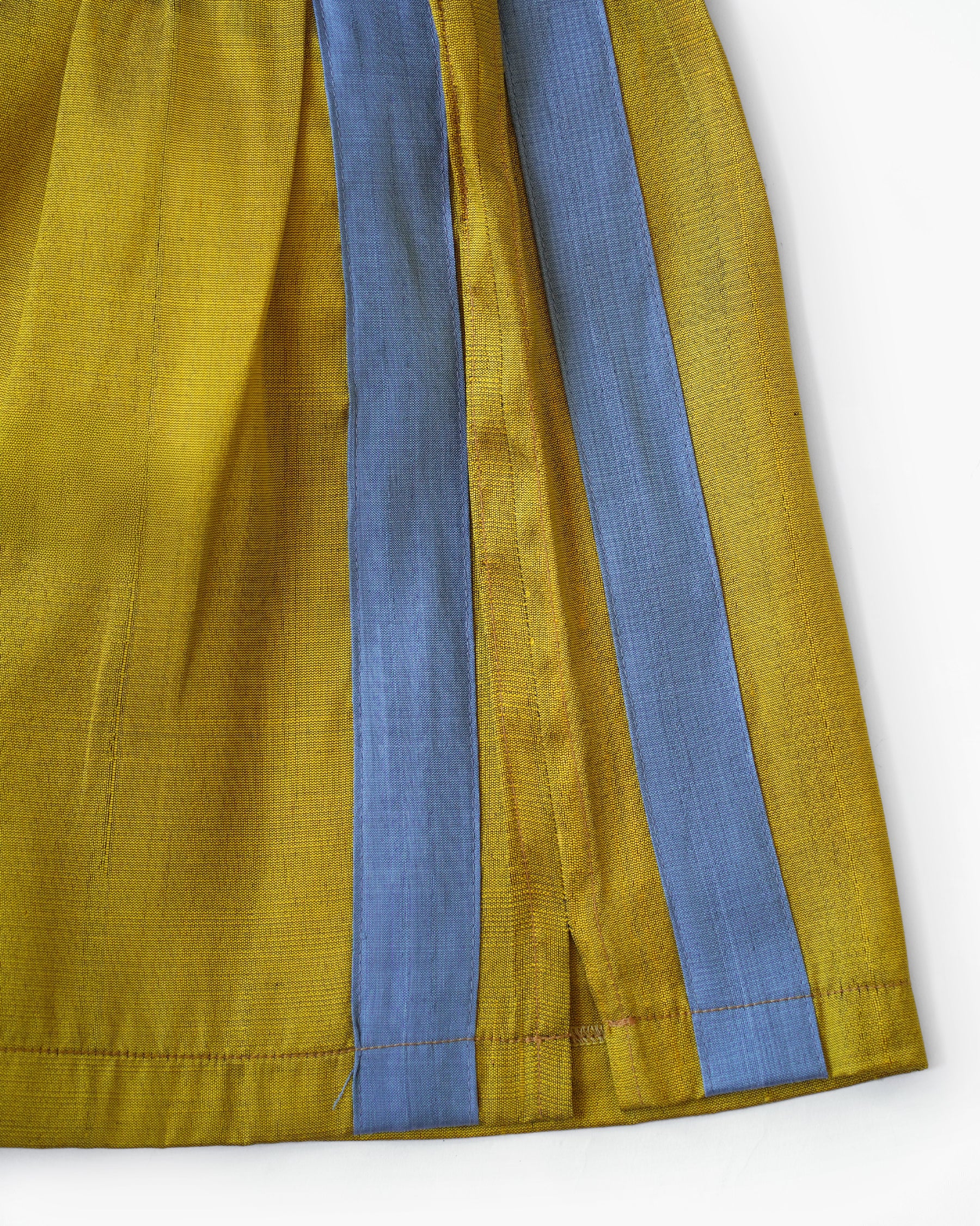 Handwoven Raw Thai Silk Unisex Contrast Shorts