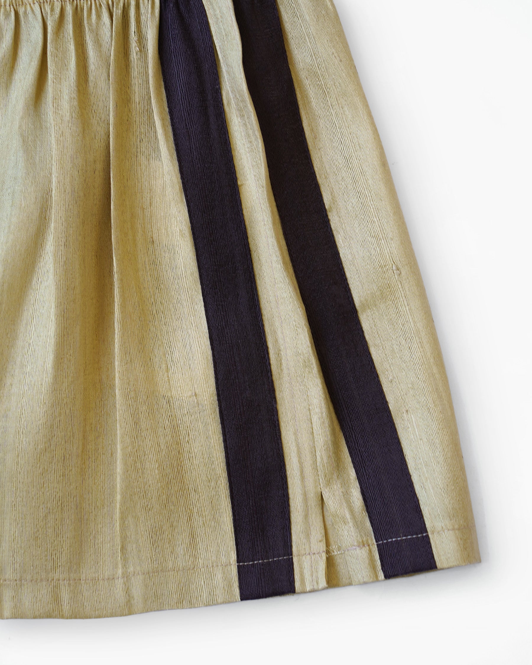 Handwoven Raw Thai Silk Unisex Contrast Shorts