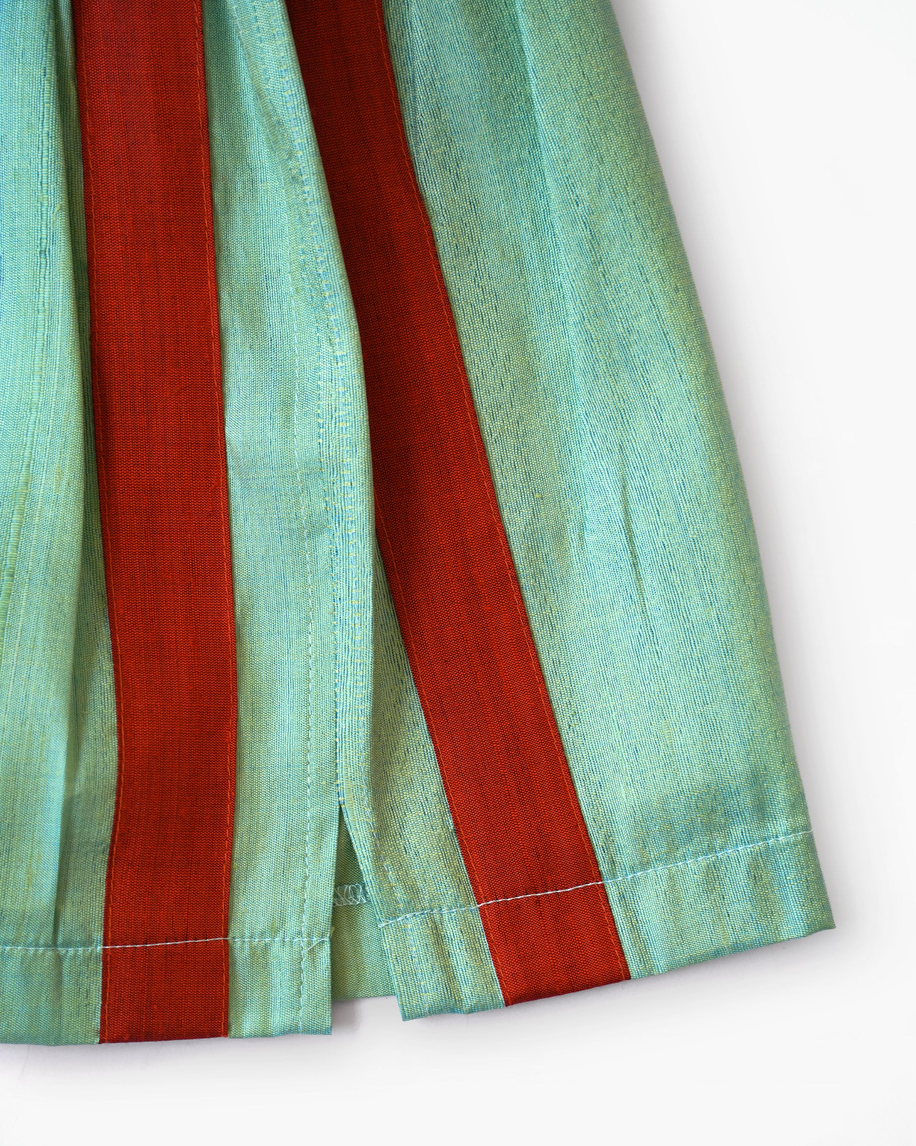 Handwoven Raw Thai Silk Unisex Contrast Shorts