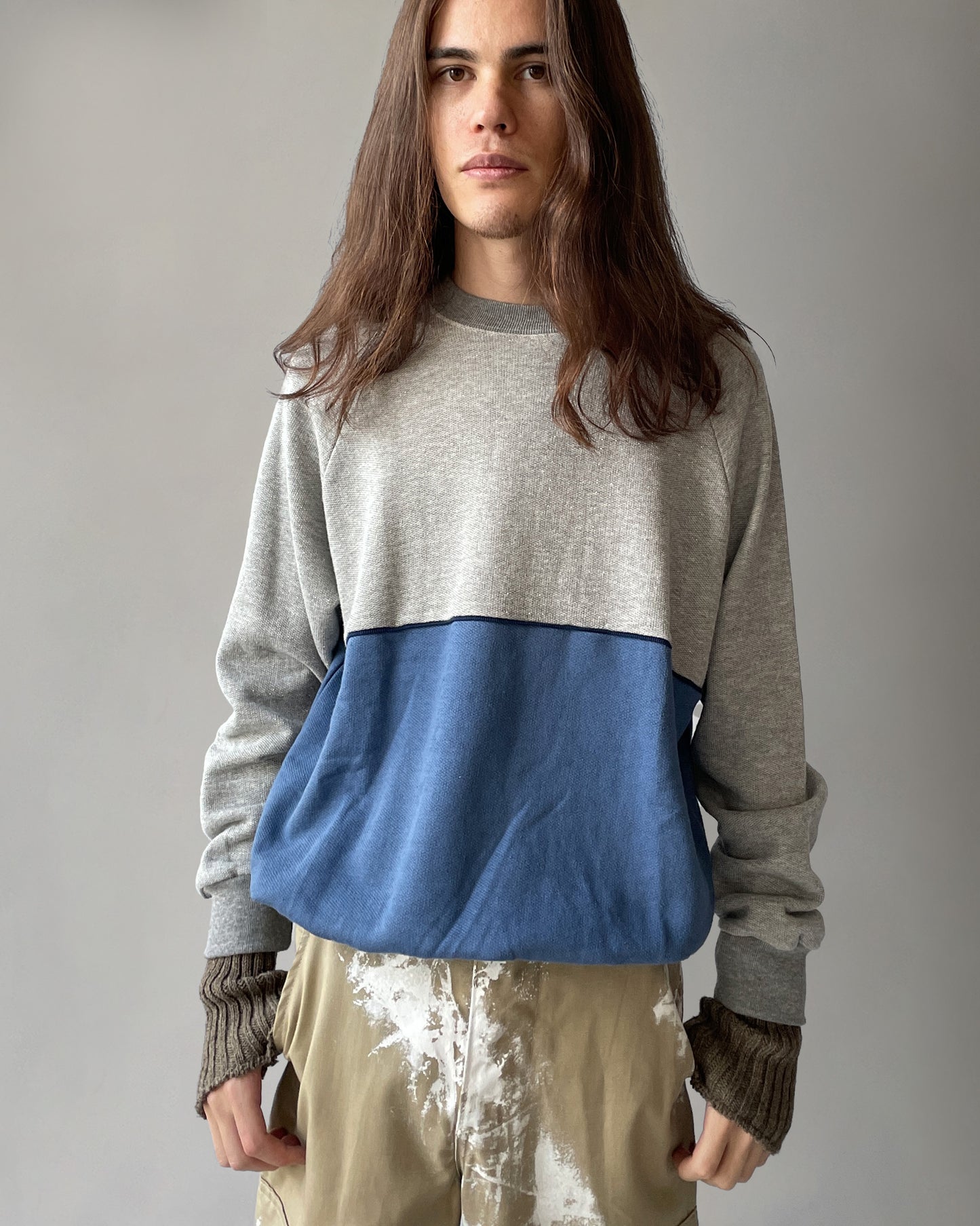 Sweatshirts Made In Germany - Gray × Blue