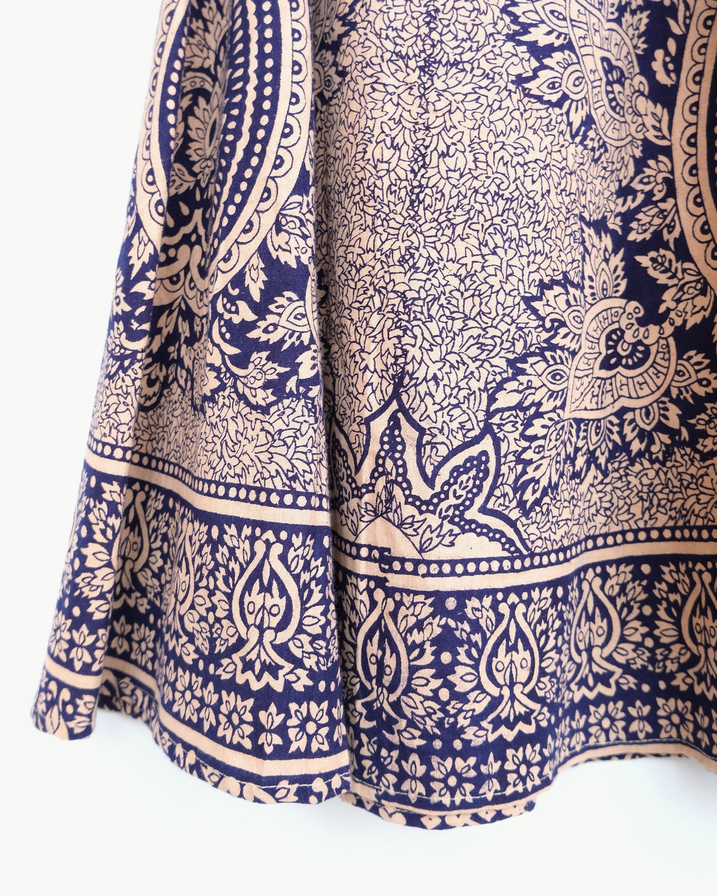 Printed Wrap Skirt