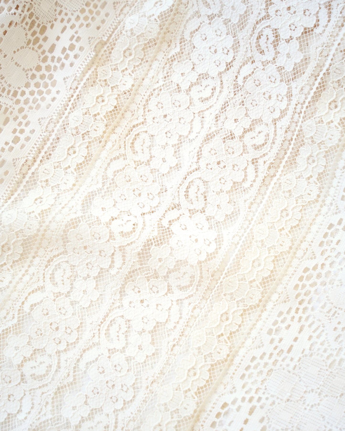 Sheer Lace Bow Blouse