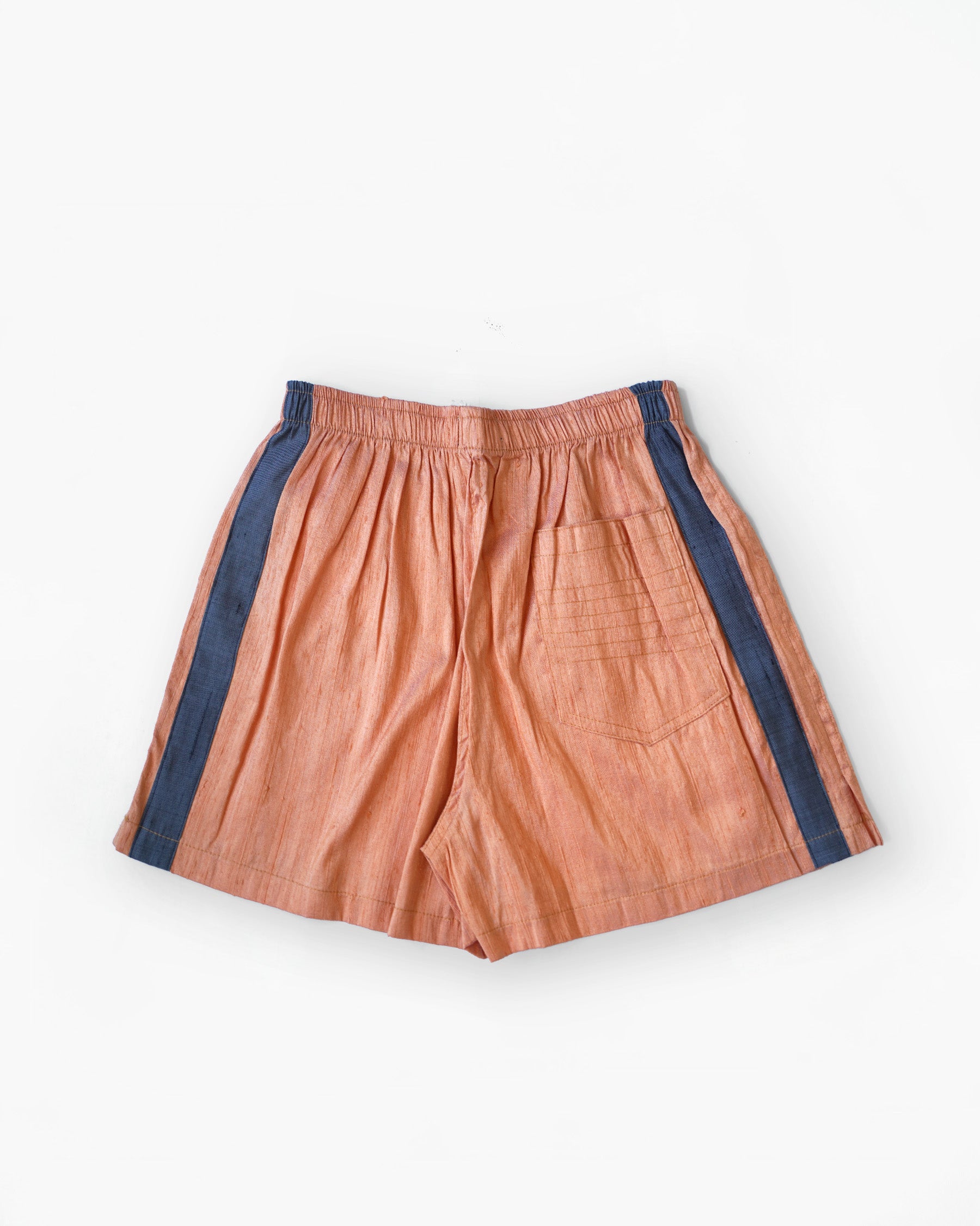 Handwoven Raw Thai Silk Unisex Contrast Shorts