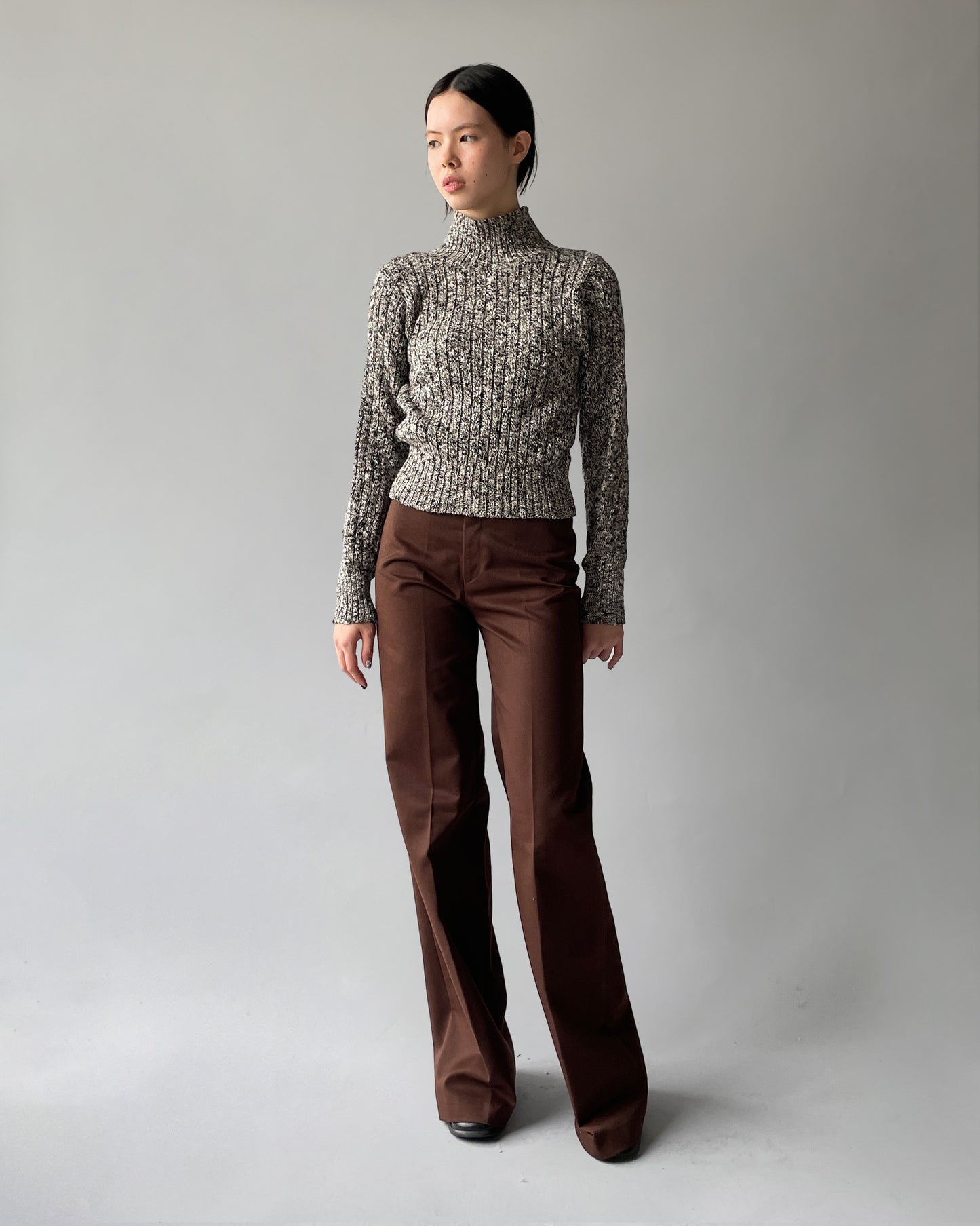 Cotton Turtle Mixed Sweater