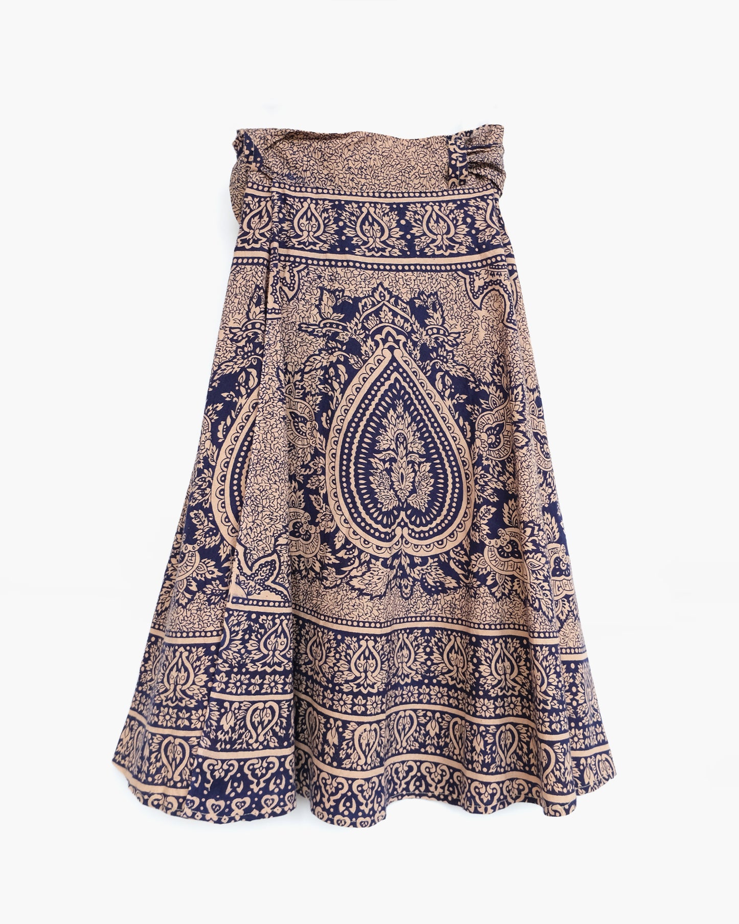 Printed Wrap Skirt
