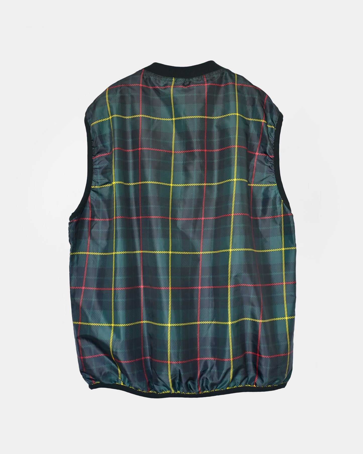 Nylon Plaid Vest