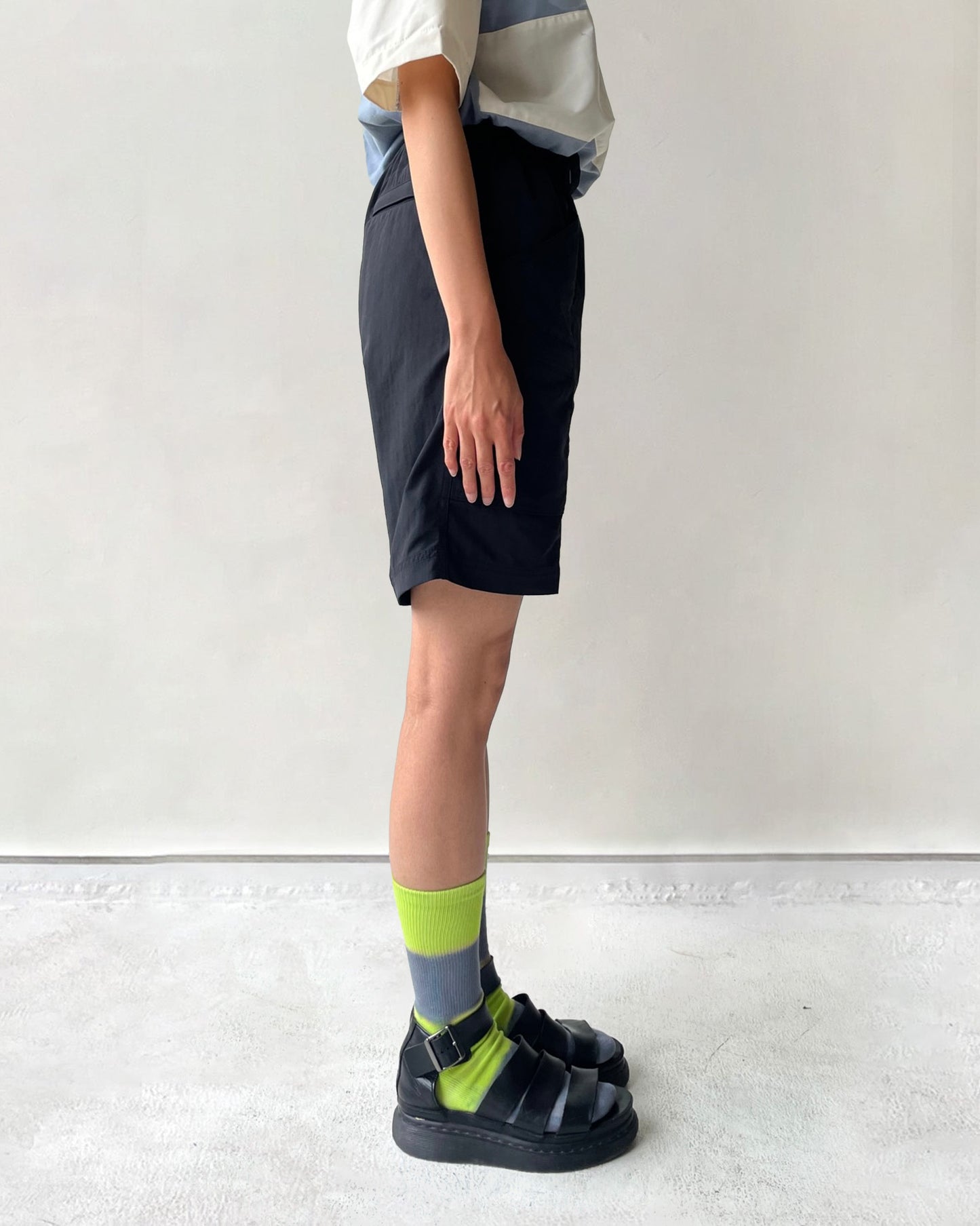 Black Nylon Shorts