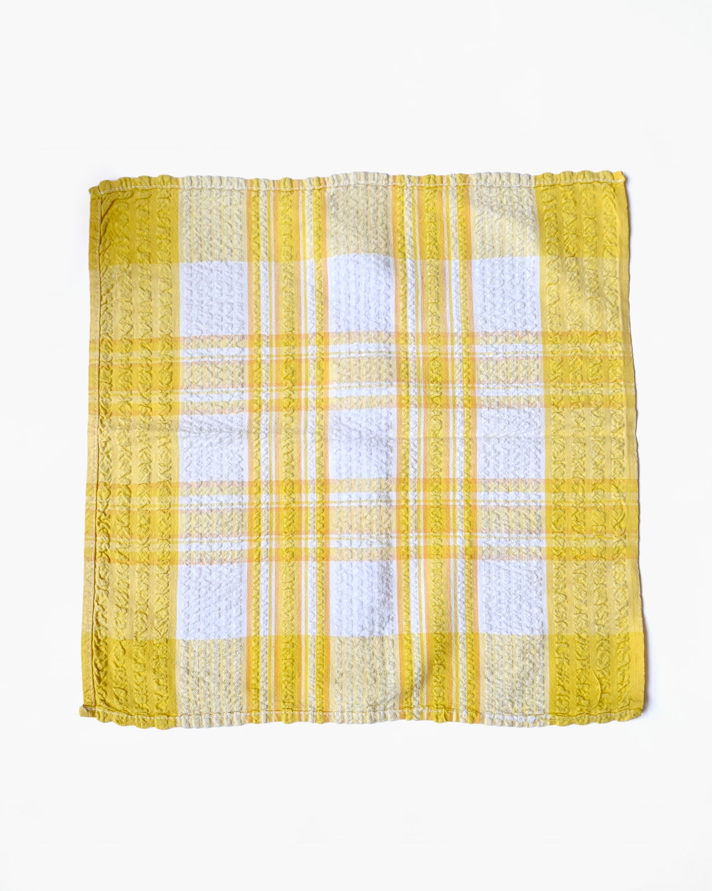 Plaid Waffle Texture Kitchen Towel